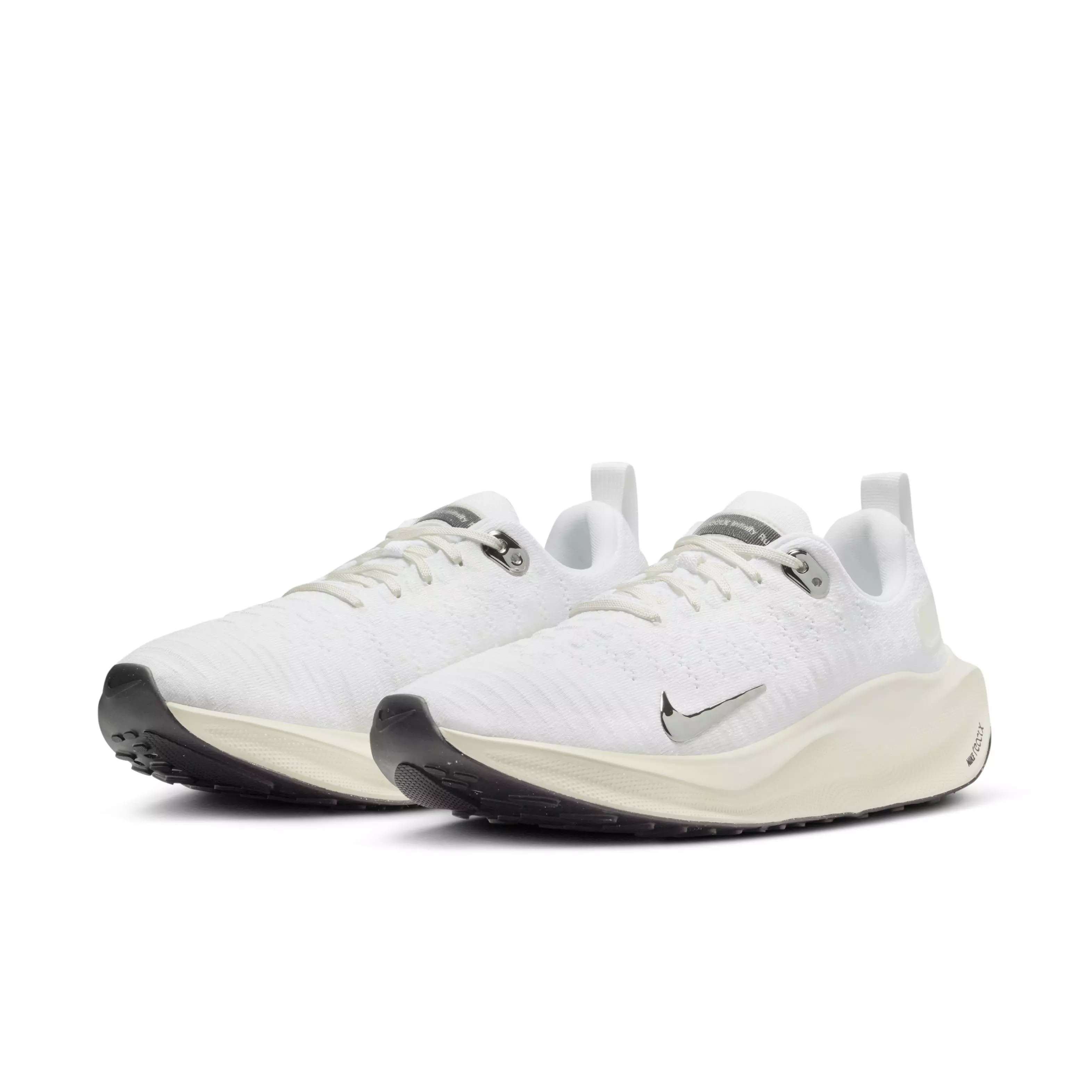 Nike InfinityRN 4 "White/Sail/Coconut Milk/Chrome" Women's Running Shoe - WHITE/SAIL/MILK/CHROME