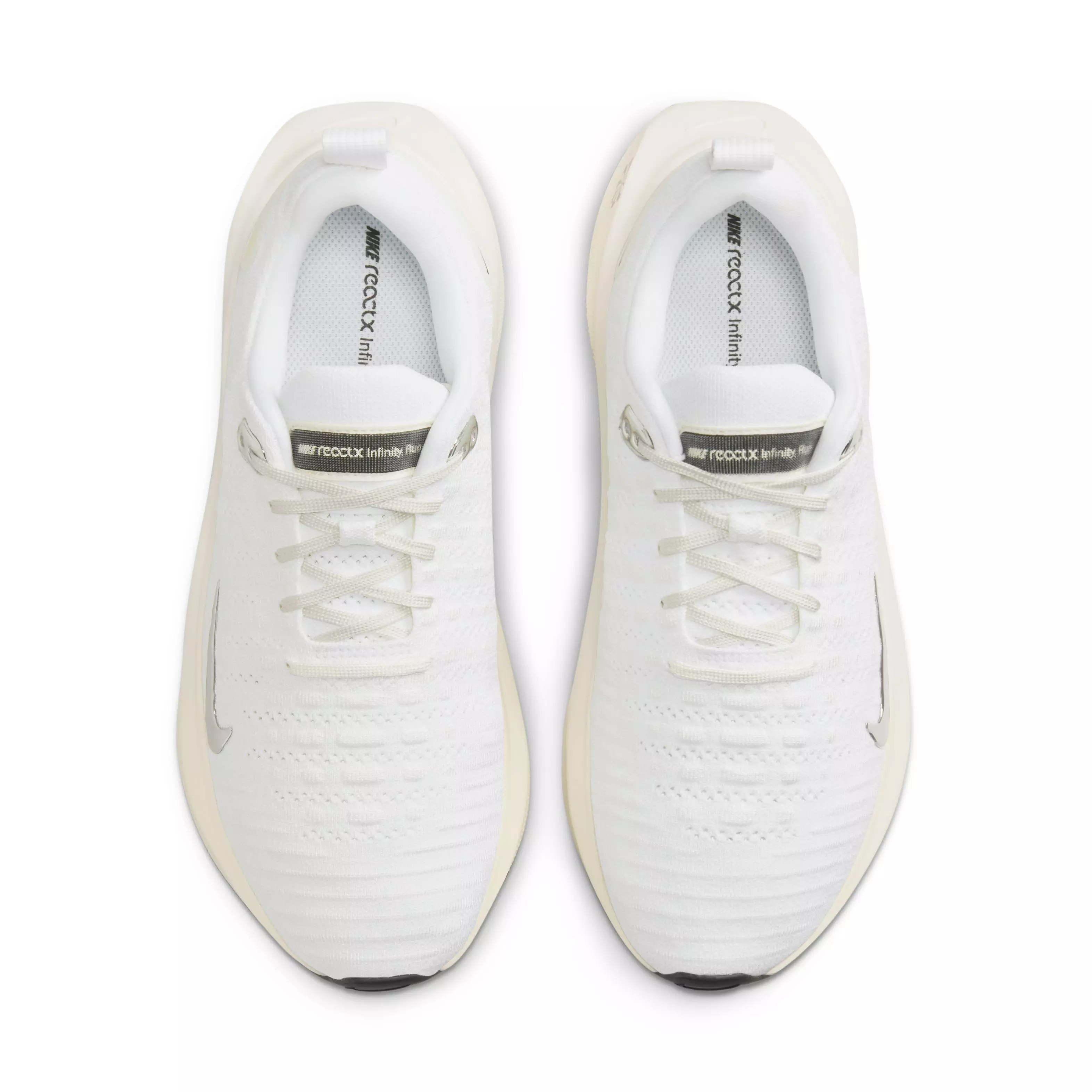 Nike InfinityRN 4 "White/Sail/Coconut Milk/Chrome" Women's Running Shoe - WHITE/SAIL/MILK/CHROME