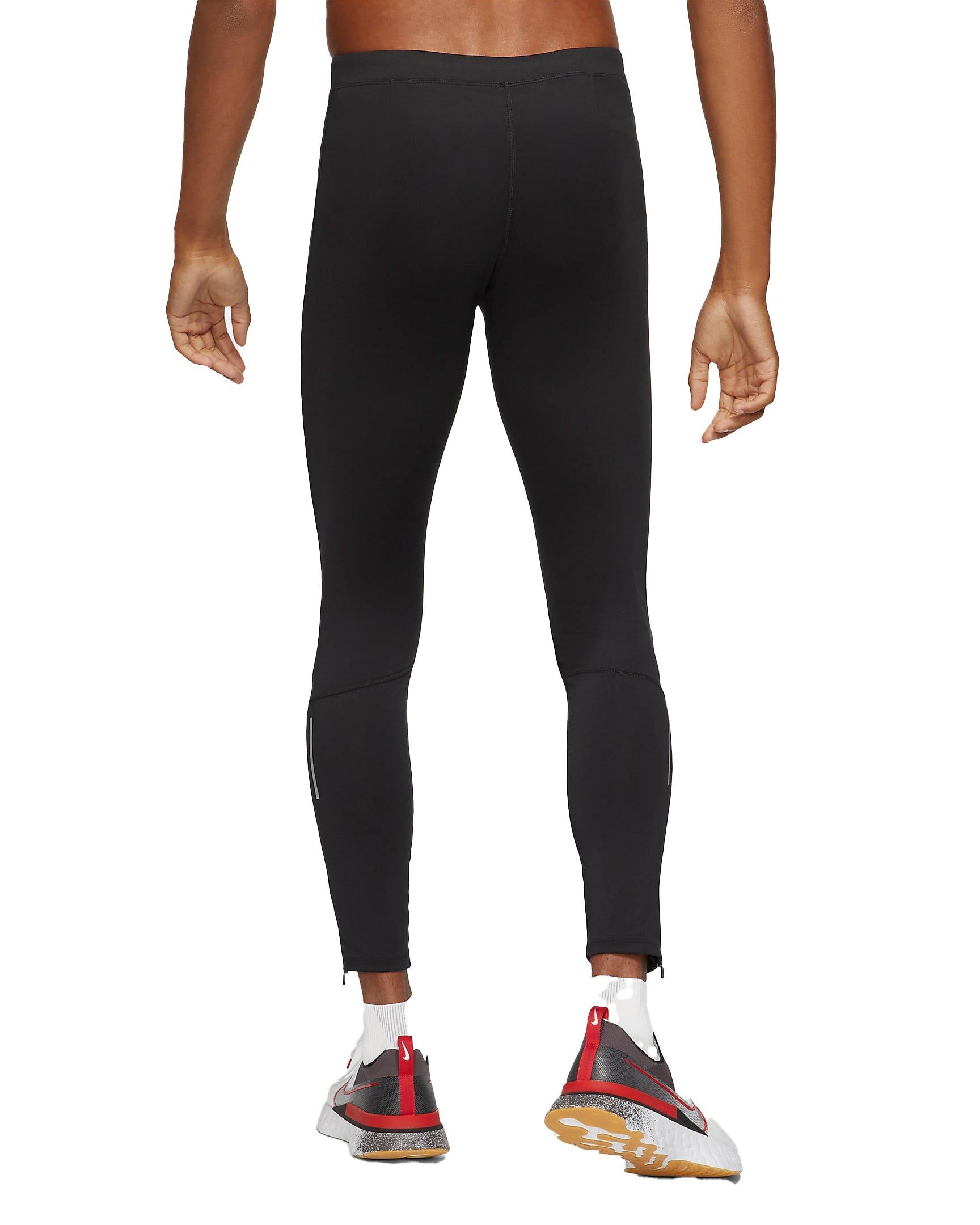 Nike Men's Dri-FIT Challenger Running Leggings - BLACK Thumbnail View 2