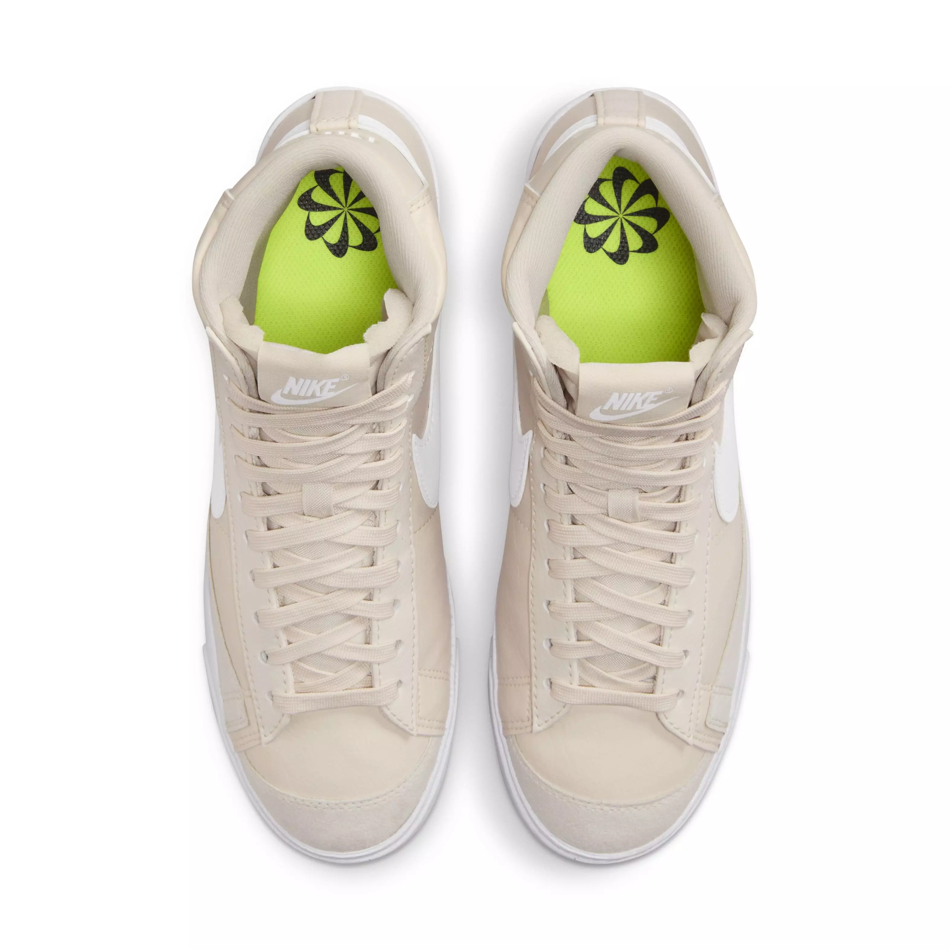 Nike Blazer Mid '77 Next Nature "Light Orewood Brown/Volt/Black/White" Women's Shoe - LT BROWN/VOLT/BLACK/WHITE