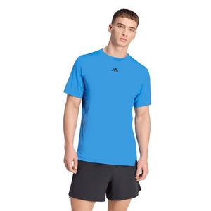 adidas Men's D4T PrimeLift 3 Stripes T-Shirt - Blue