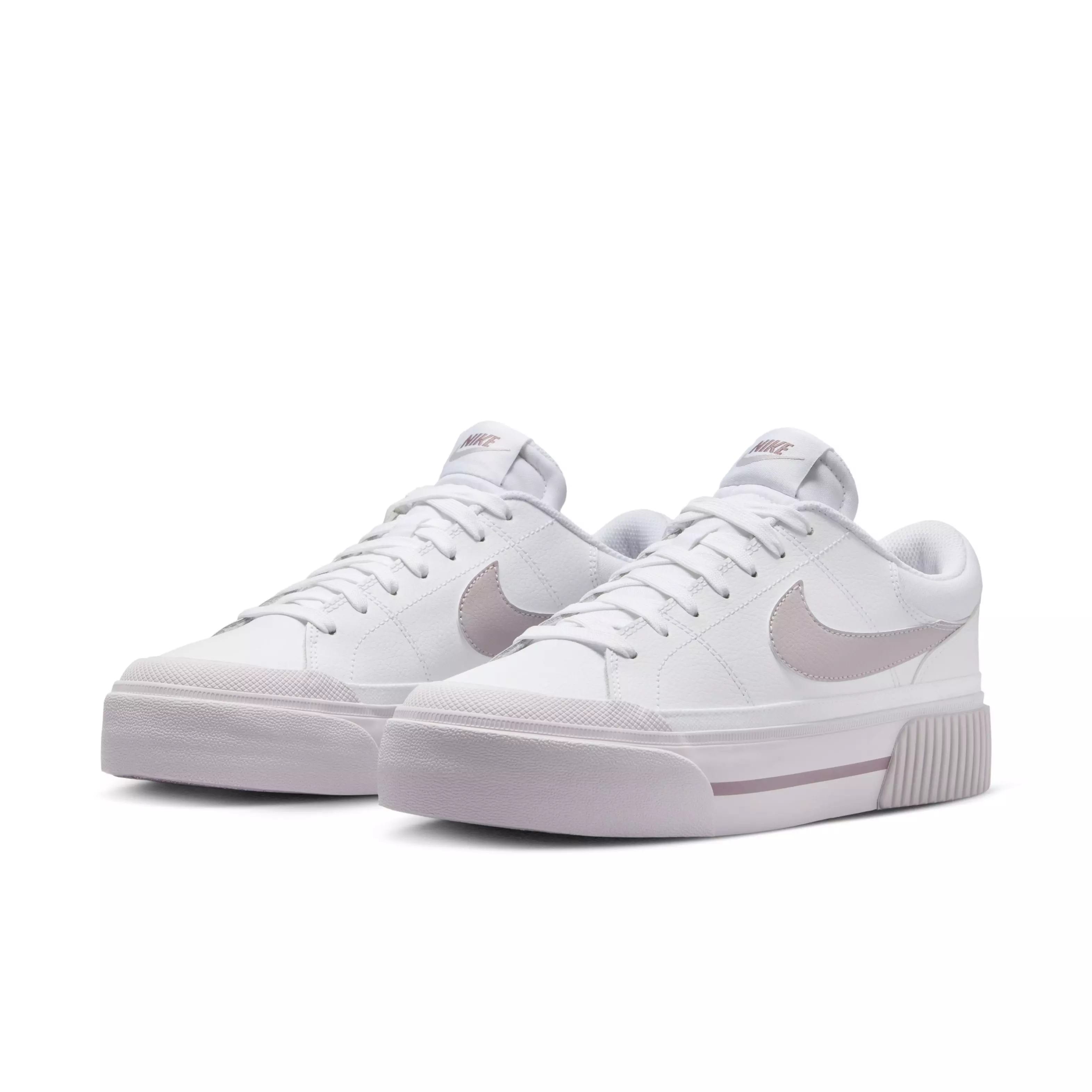 Nike Court Legacy Lift "White/Smokey Mauve/Platinum Violet" Women's Shoe - WHITE/MAUVE/VIOLET