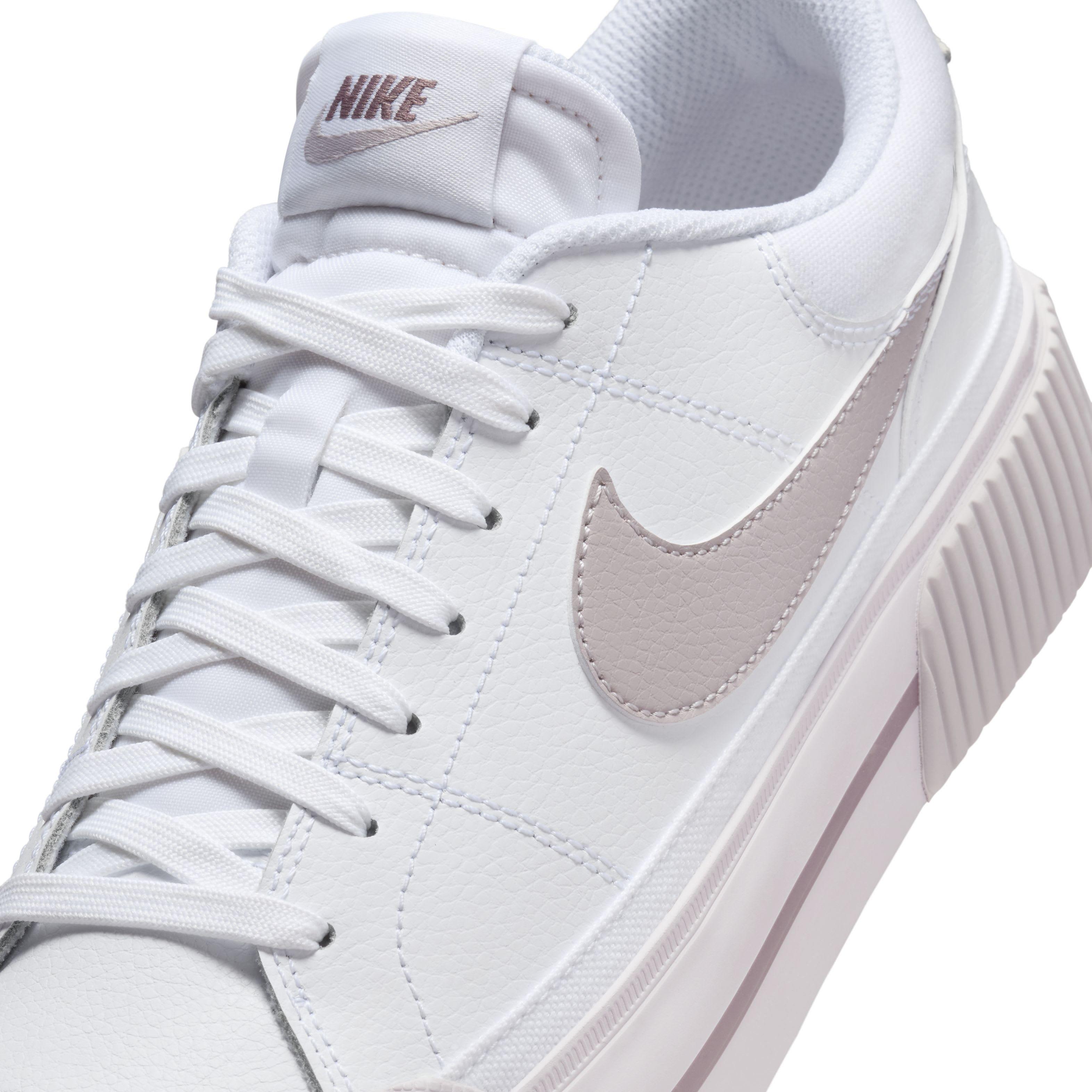 Nike Court Legacy Lift "White/Smokey Mauve/Platinum Violet" Women's Shoe - WHITE/MAUVE/VIOLET Thumbnail View 7