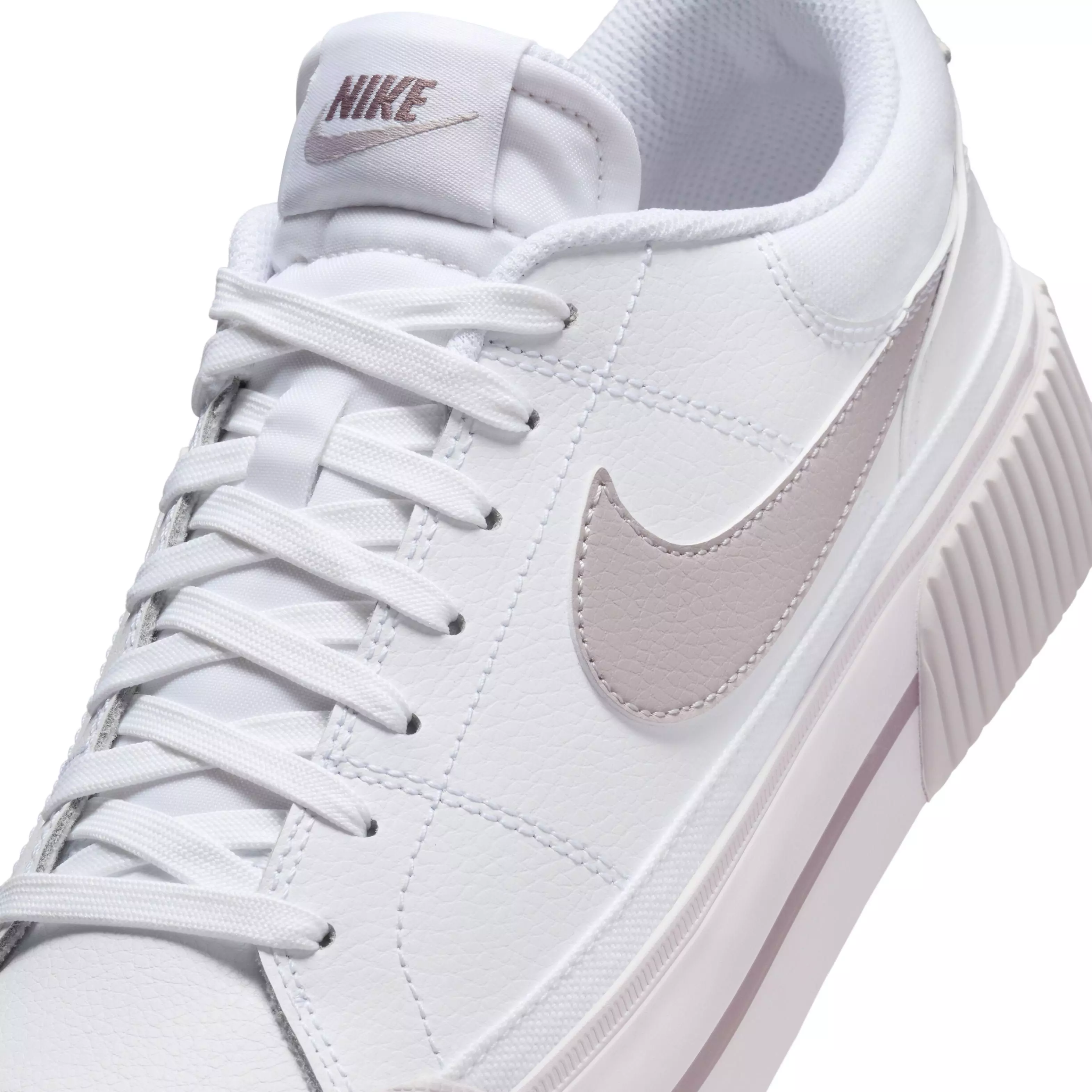 Nike Court Legacy Lift "White/Smokey Mauve/Platinum Violet" Women's Shoe - WHITE/MAUVE/VIOLET