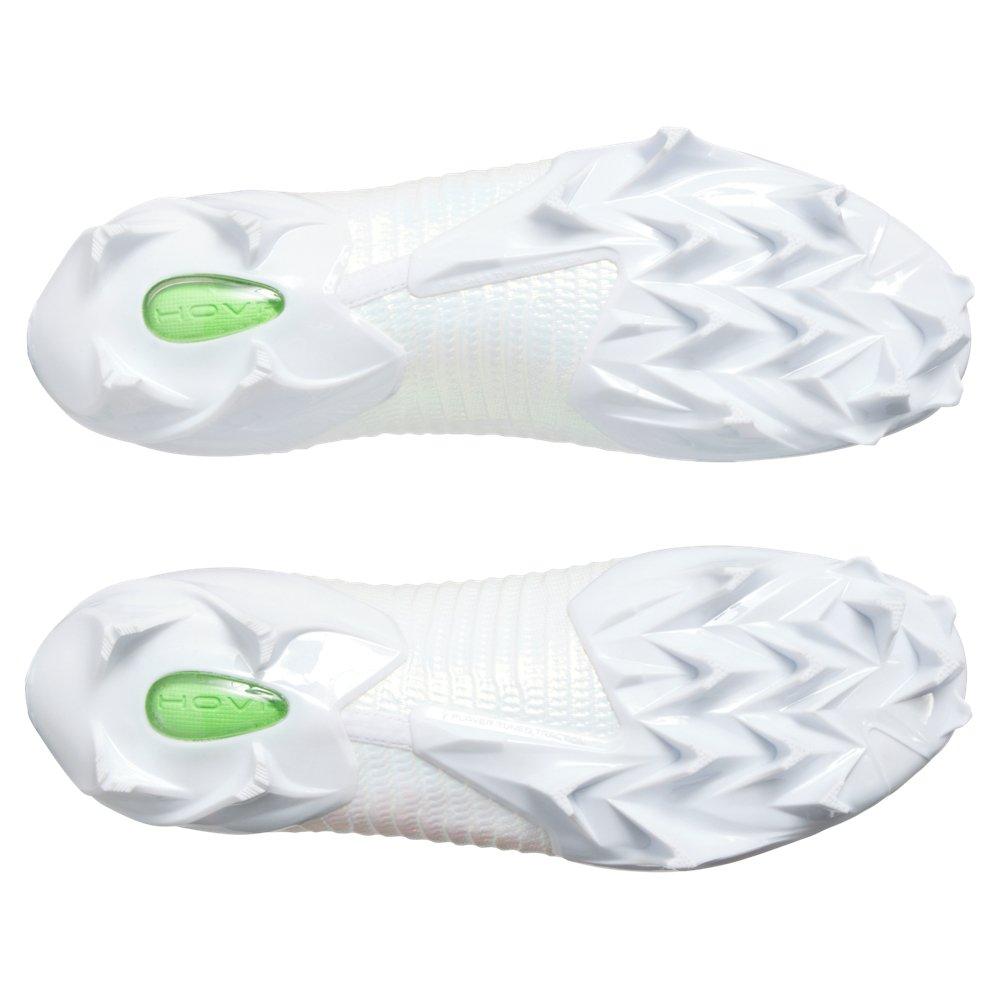 Under Armour Blur Pro "White/White/White" Men's Football Cleat - WHITE/WHITE/WHITE Thumbnail View 5