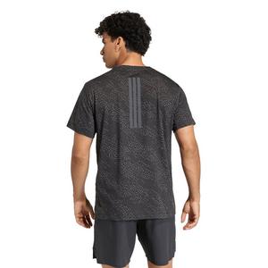 adidas Men's D4T PrimeLift All Over Print T-Shirt - Black/Grey