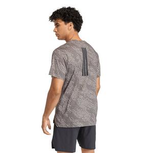 adidas Men's D4T PrimeLift All Over Print T-Shirt - Grey