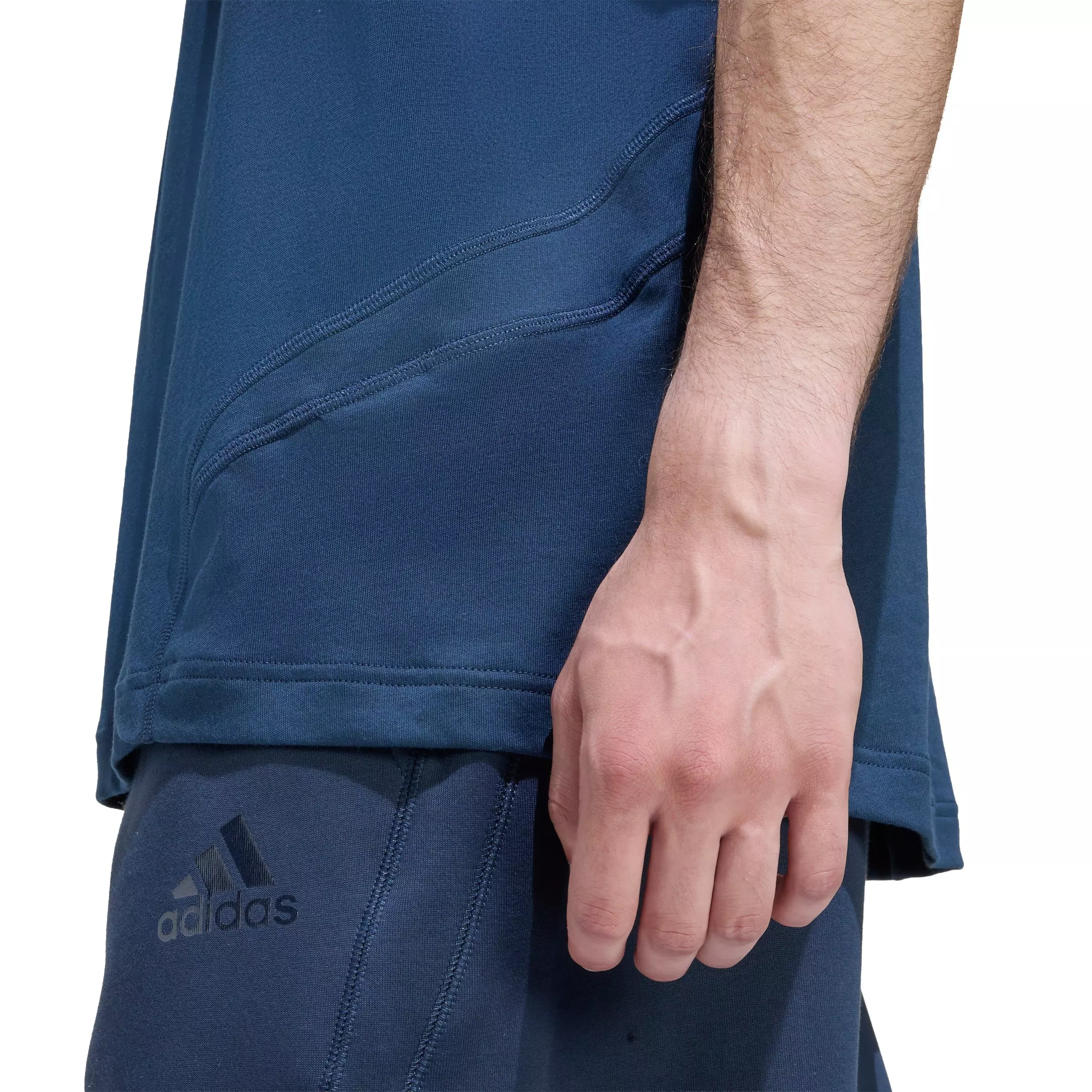 adidas Originals Men's Cutline Regular T-Shirt - Dark Blue - DARK BLUE