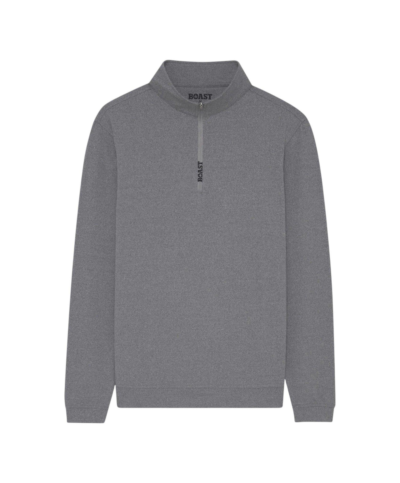 Boast Men's Greenwich Quarter Zip 2.0 - Grey - GREY