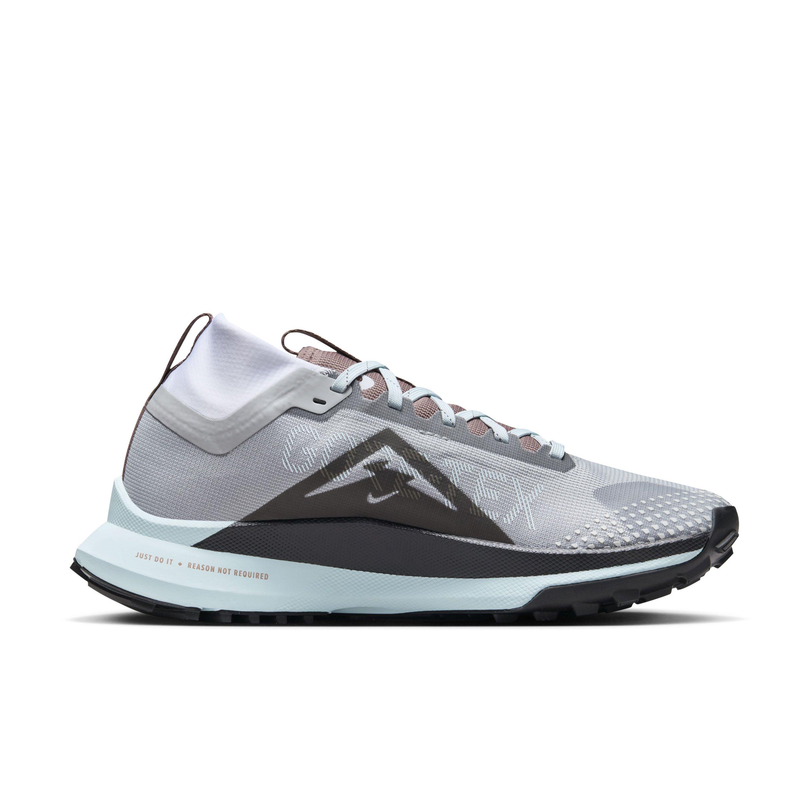 Nike Pegasus Trail 4 GORE-TEX "Light Smoke Grey/Glacier Blue/Football Grey/Black" Women's Trail Running Shoe - LT GREY/BLUE/GREY/BLACK Thumbnail View 1