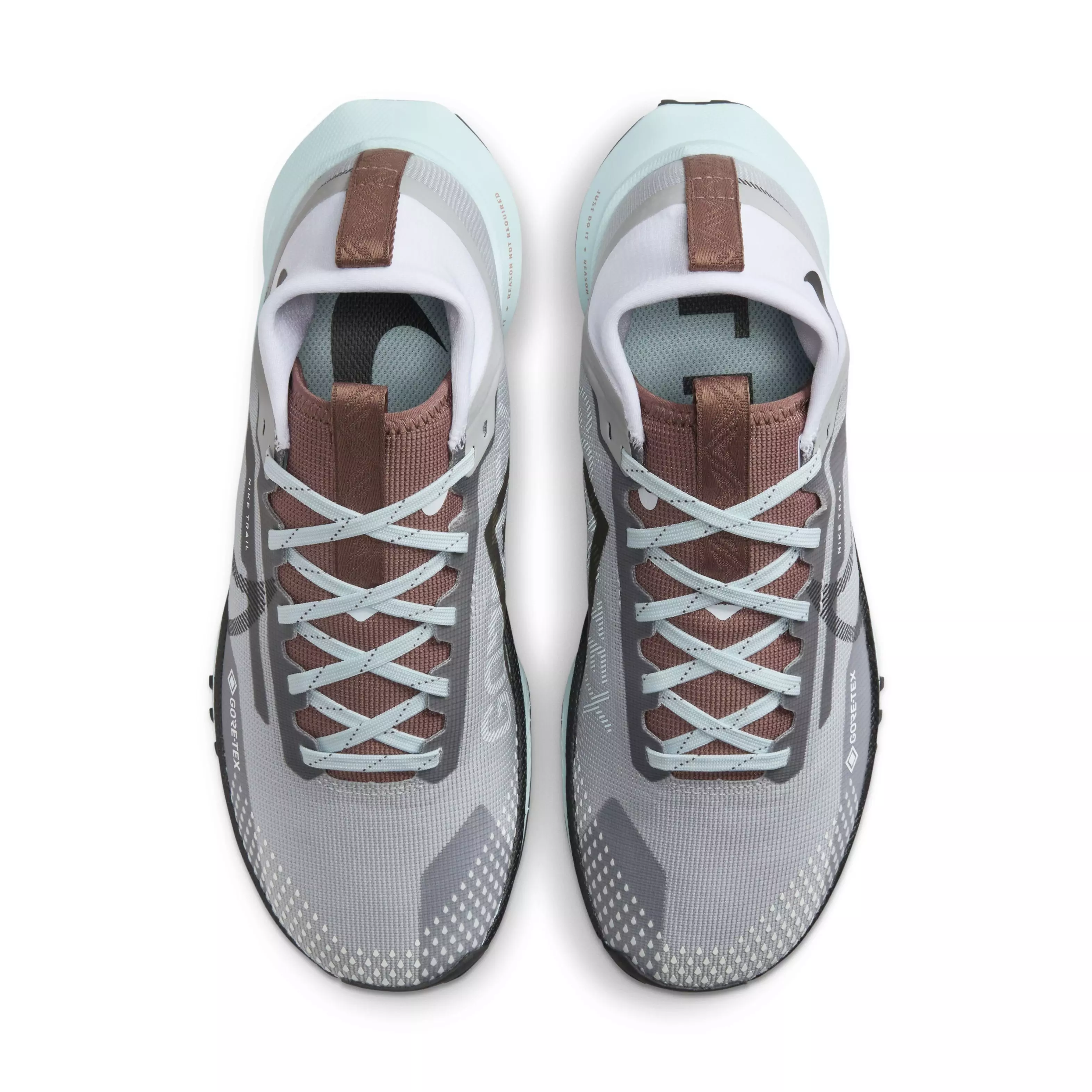 Nike Pegasus Trail 4 GORE-TEX "Light Smoke Grey/Glacier Blue/Football Grey/Black" Women's Trail Running Shoe - LT GREY/BLUE/GREY/BLACK