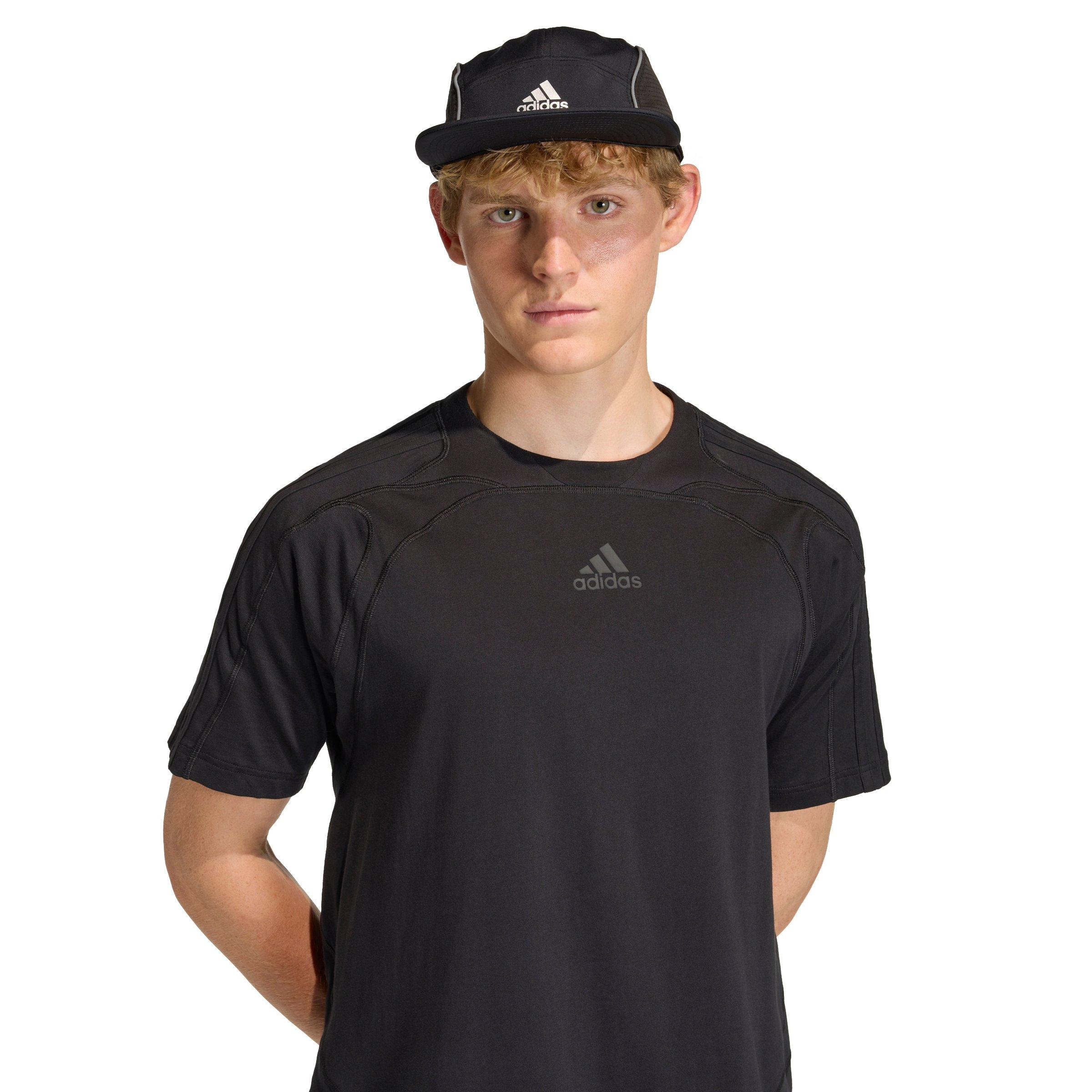 adidas Originals Men's Cutline Regular T-Shirt - Black - BLACK Thumbnail View 3