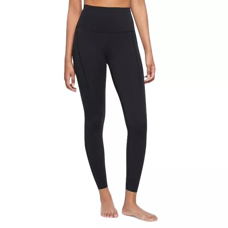 Nike Women's Yoga Dri-FIT 7/8 High-Rise Leggings-Black - Hibbett