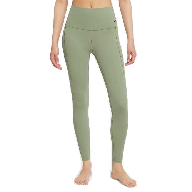 Nike Women's Gentle-Support High-Waisted 7/8 Leggings - GREEN Thumbnail View 1