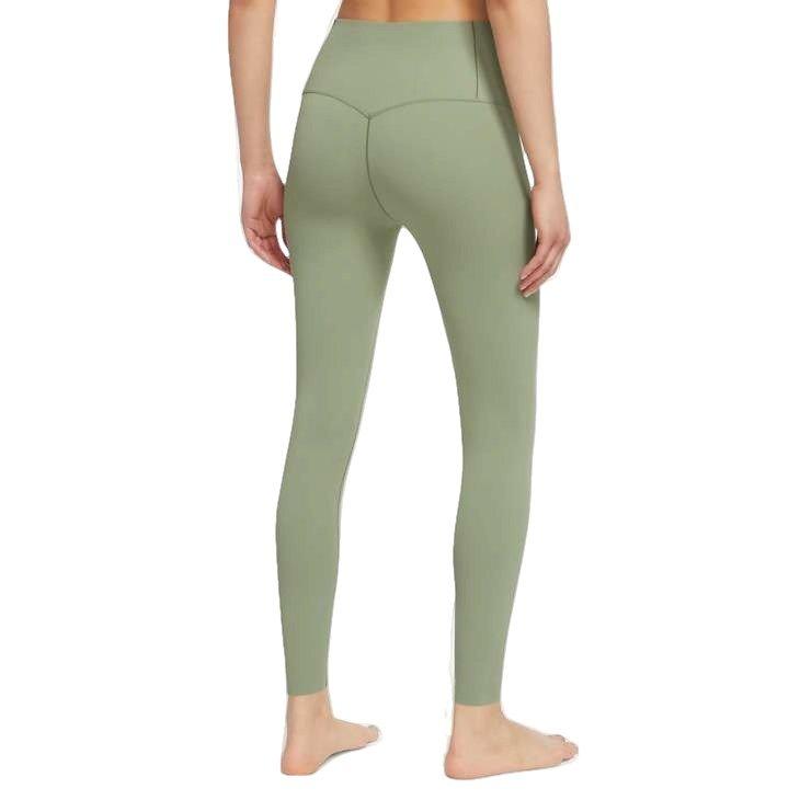 Nike Women's Gentle-Support High-Waisted 7/8 Leggings - GREEN Thumbnail View 2