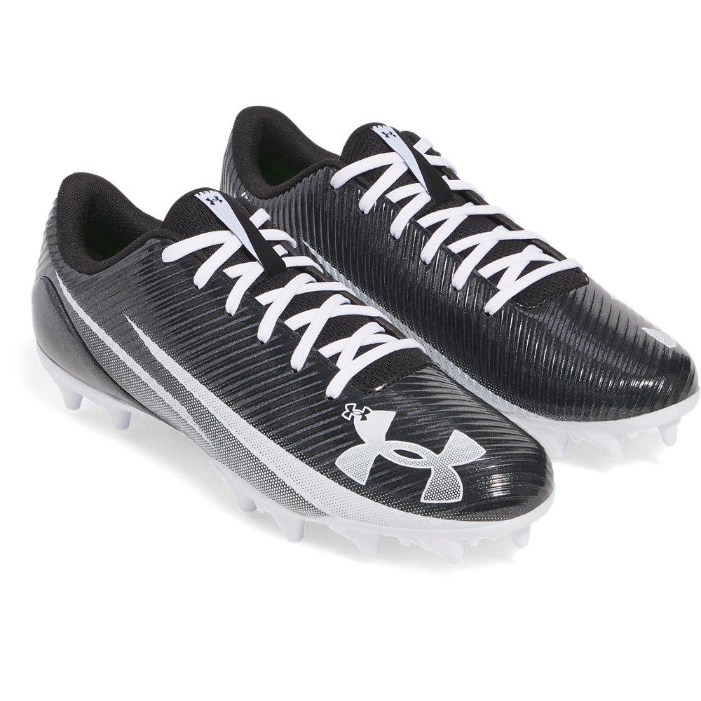 Under Armour Blur Select "Black/White/White" Men's Football Cleat - BLACK/WHITE/WHITE Thumbnail View 3