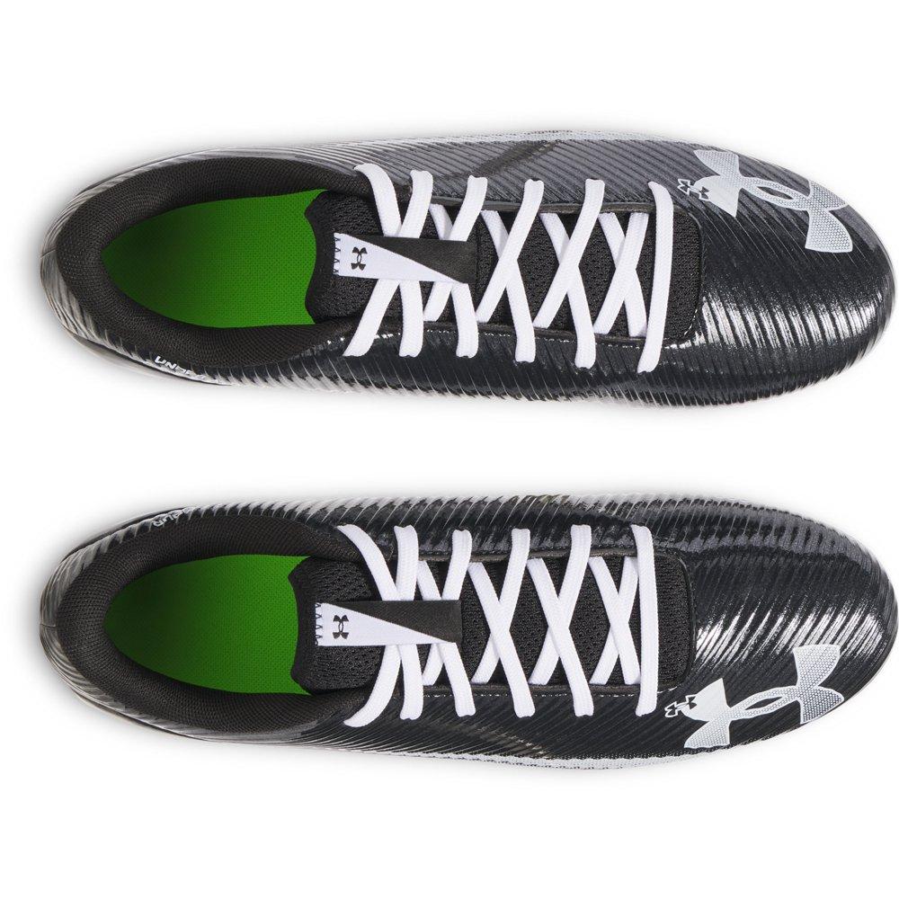 Under Armour Blur Select "Black/White/White" Men's Football Cleat - BLACK/WHITE/WHITE Thumbnail View 4