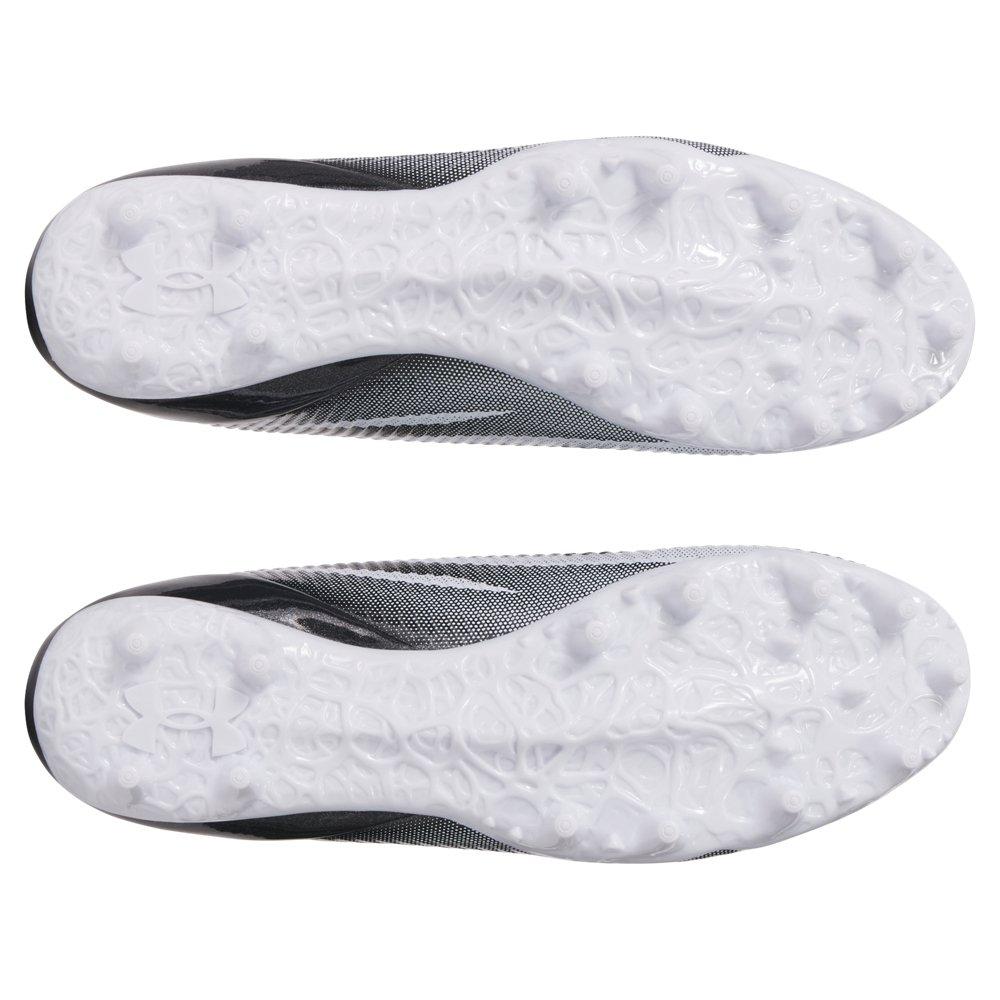 Under Armour Blur Select "Black/White/White" Men's Football Cleat - BLACK/WHITE/WHITE Thumbnail View 5