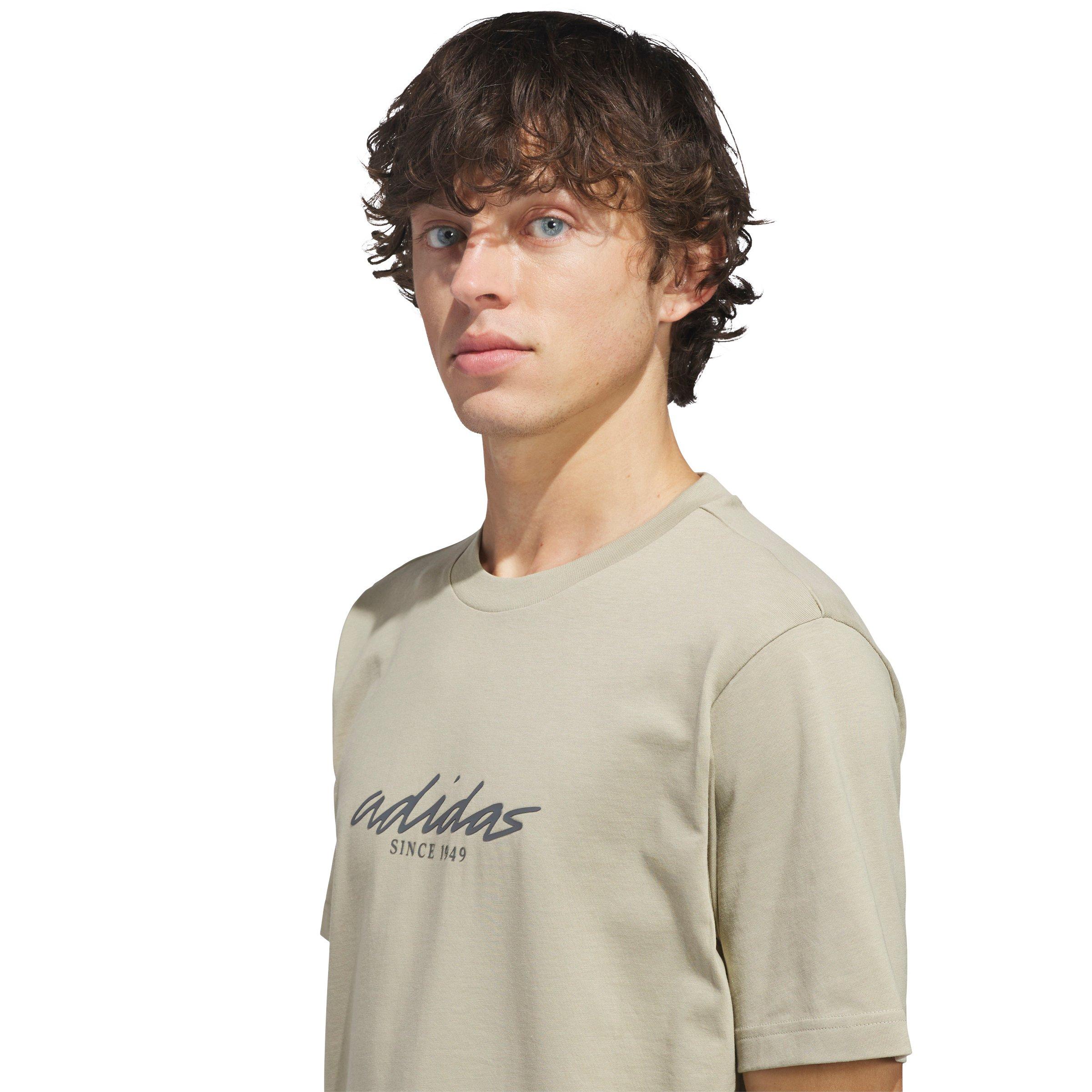 adidas Men's Color Connect Graphic T-Shirt - Khaki - KHAKI Thumbnail View 3