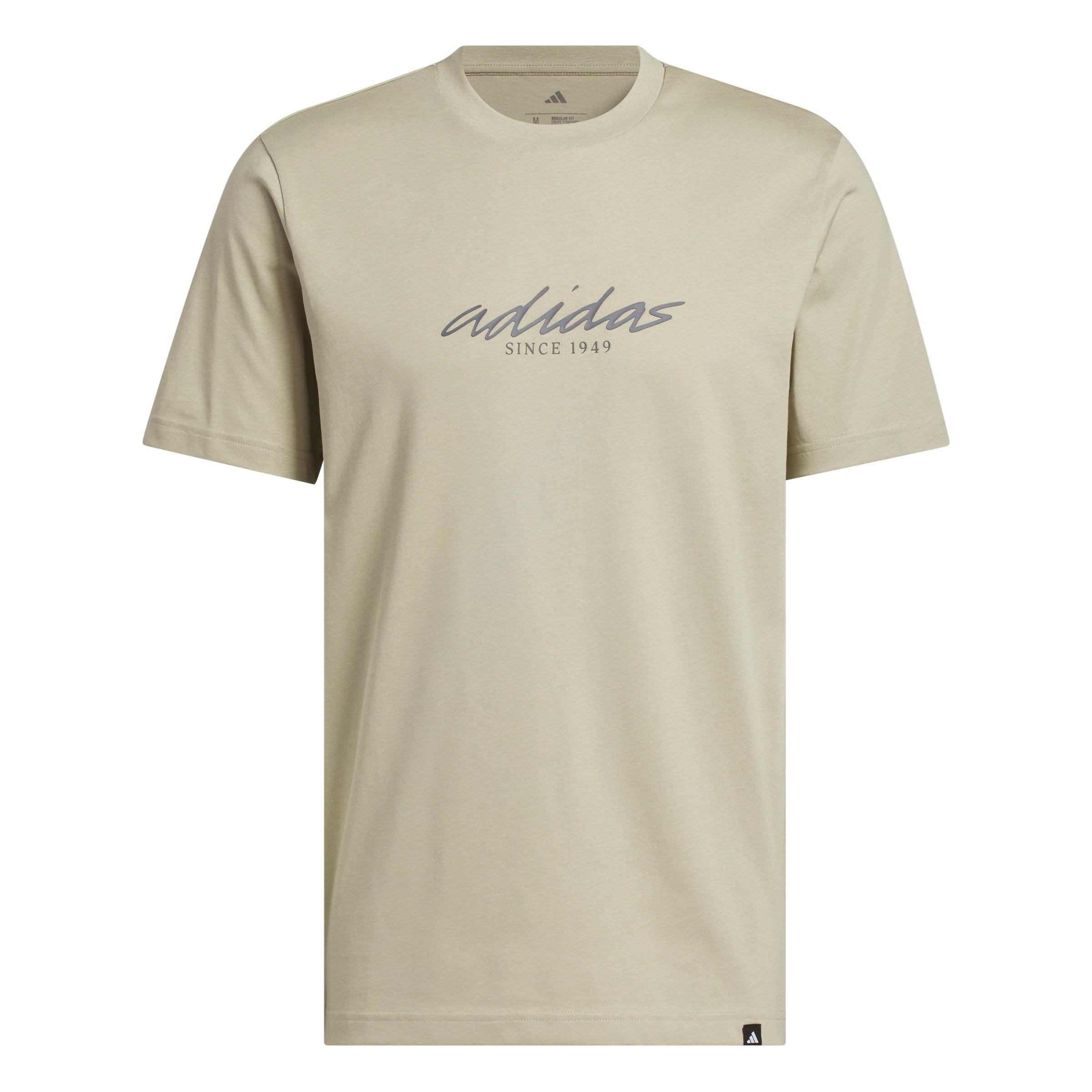 adidas Men's Color Connect Graphic T-Shirt - Khaki - KHAKI Thumbnail View 6