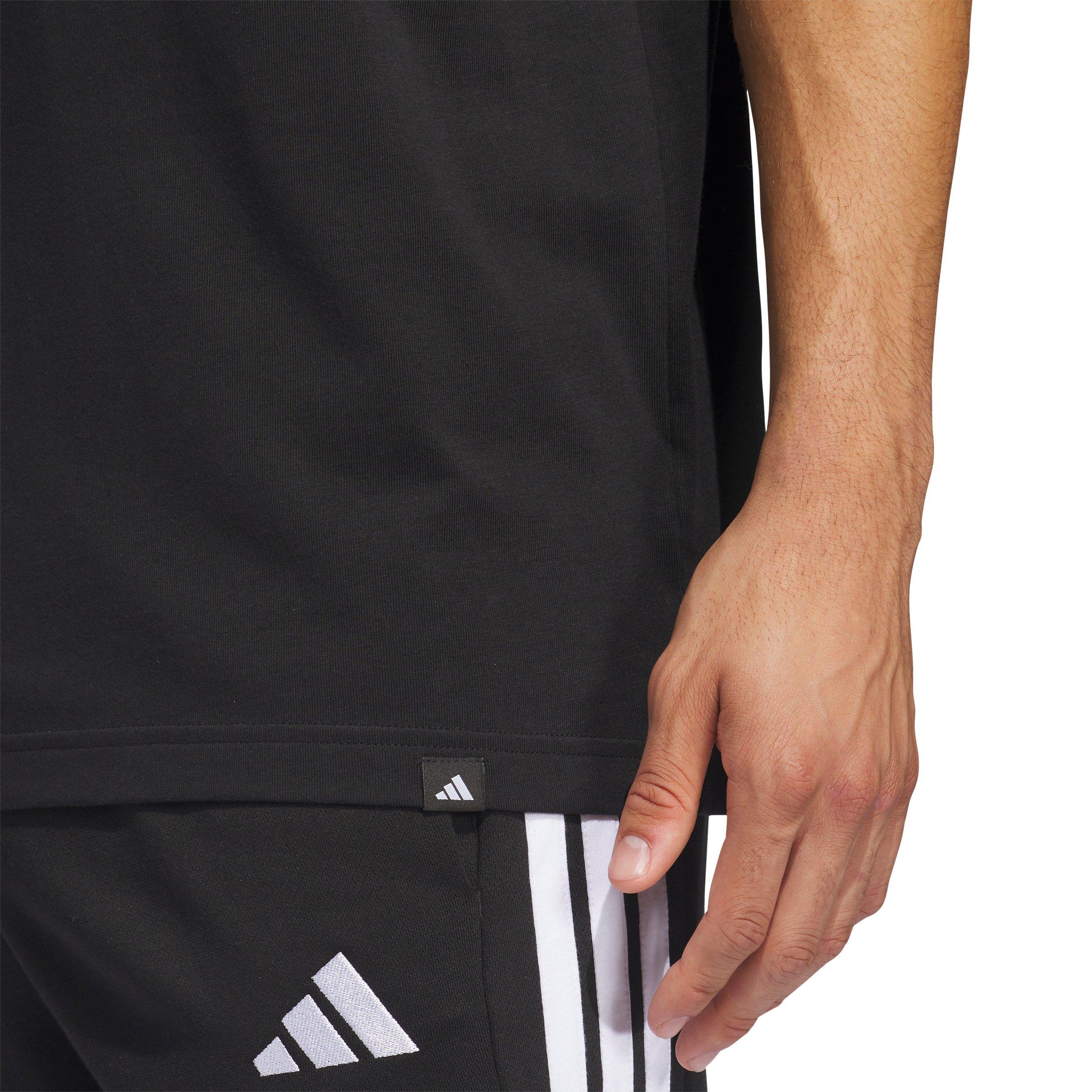 adidas Men's Color Connect Graphic T-Shirt - Black - BLACK Thumbnail View 4