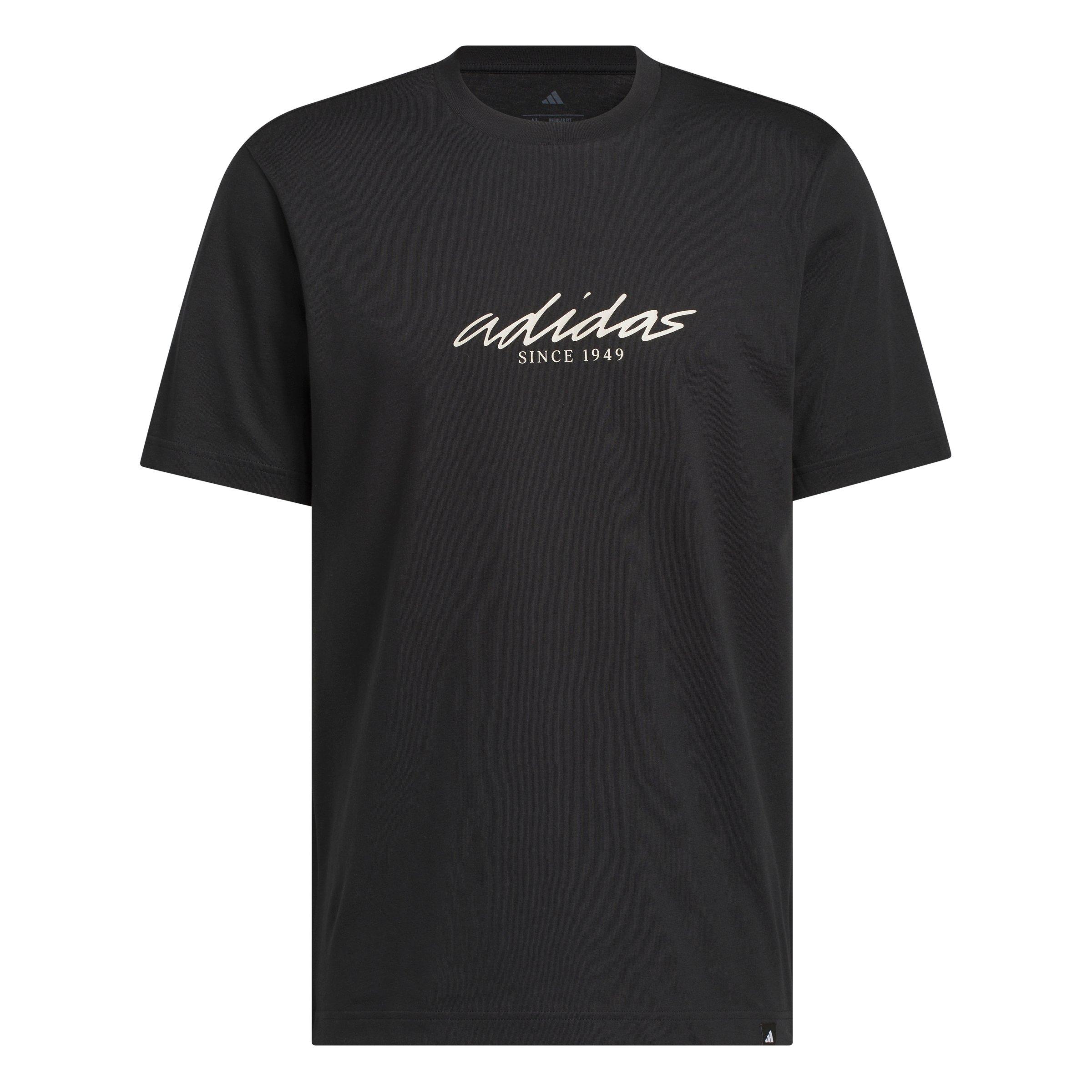 adidas Men's Color Connect Graphic T-Shirt - Black - BLACK Thumbnail View 6