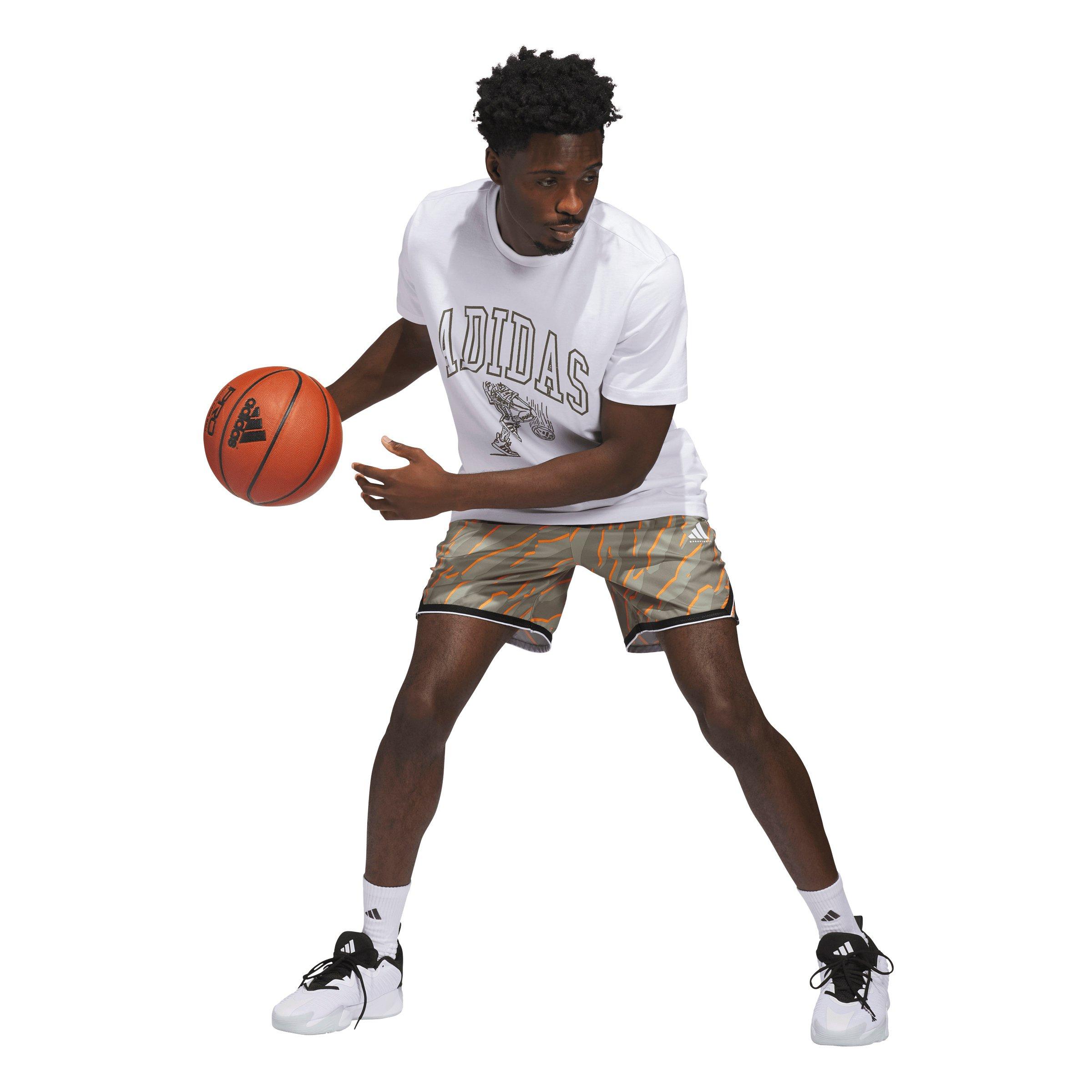 adidas Men's Collegiate Arch Graphic T-Shirt - White - WHITE Thumbnail View 5