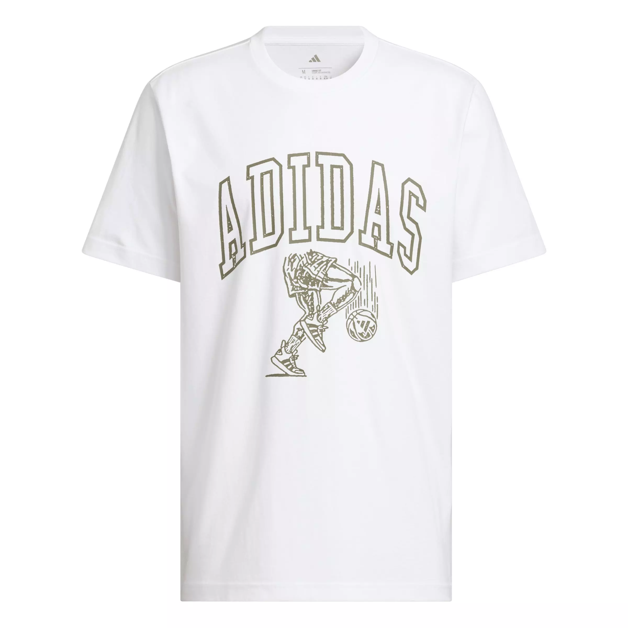 adidas Men's Collegiate Arch Graphic T-Shirt - White - WHITE