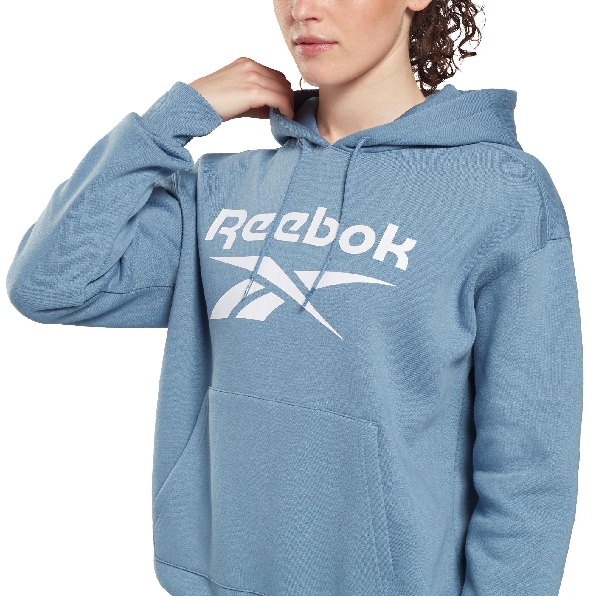 Reebok Men's Identity Fleece Hoodie-Purple - Hibbett