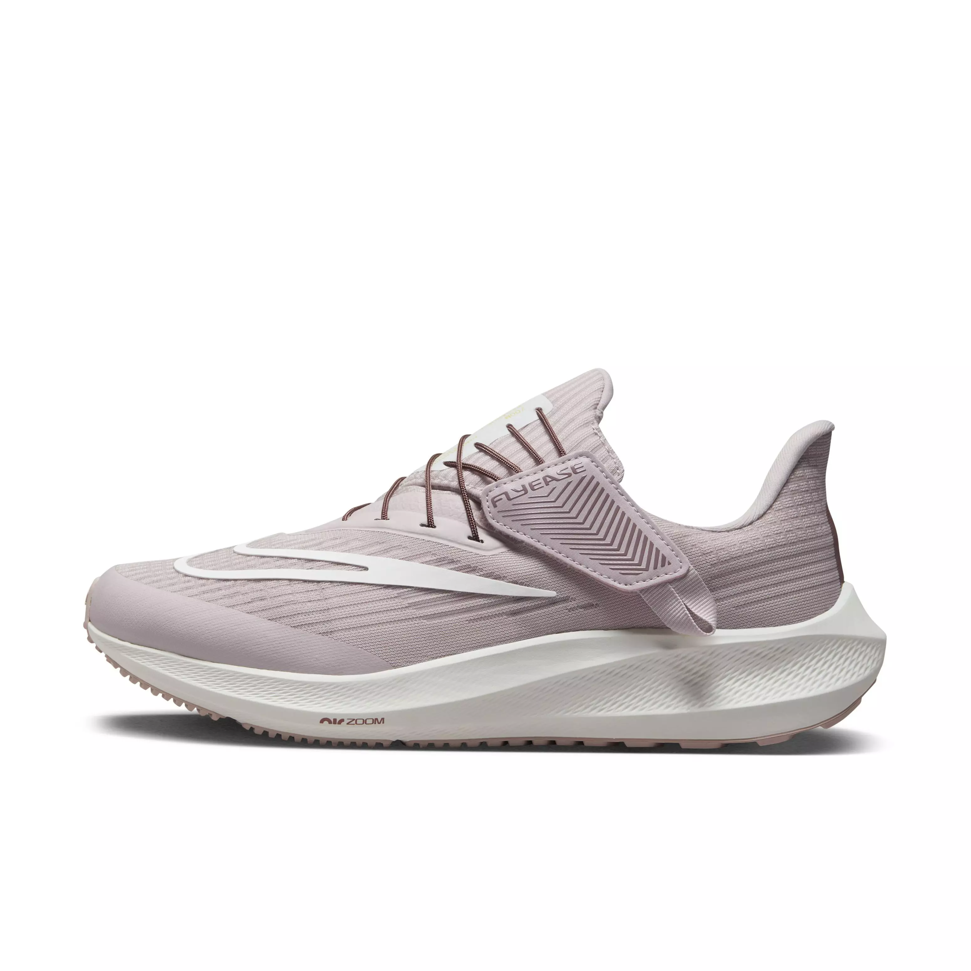 Nike Pegasus FlyEase "Platinum Violet/Smokey Mauve/Saturn Gold/Summit White" Women's Running Shoe - VIOLET/MAUVE/GOLD/WHITE