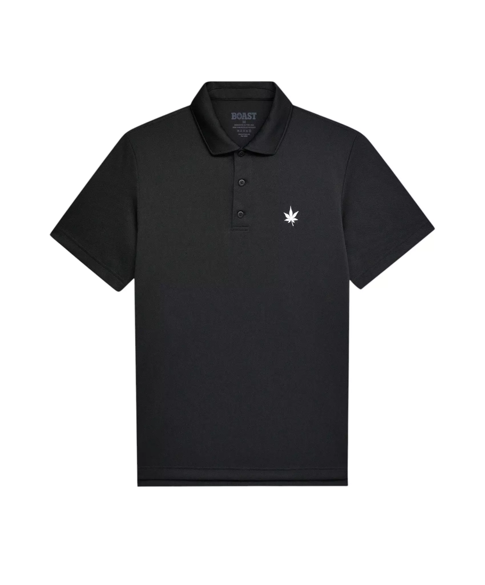 Boast Men's Performance Match Polo 2.0 - Black - BLACK