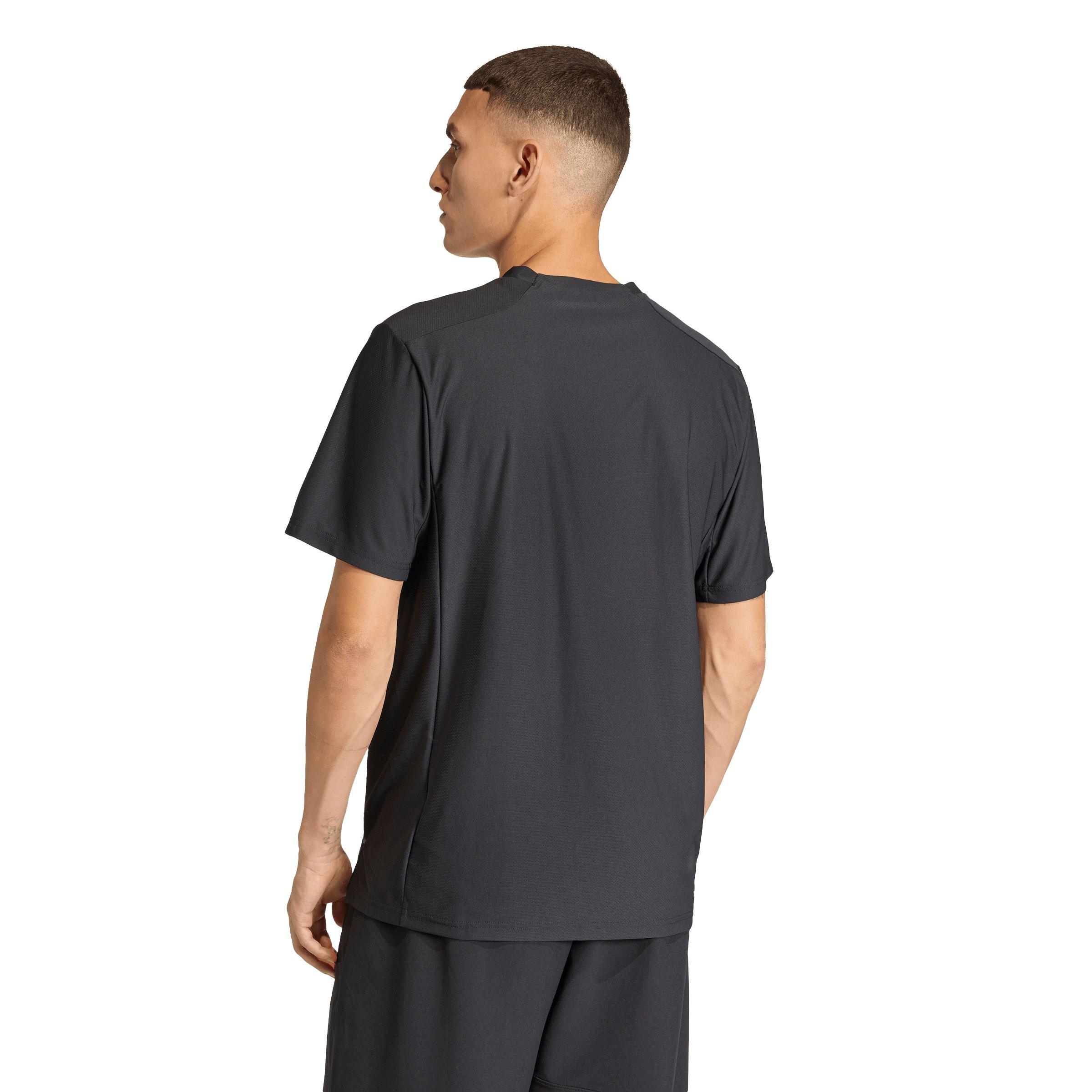 adidas Men's Climacool 3D T-Shirt - Black - BLACK Thumbnail View 2