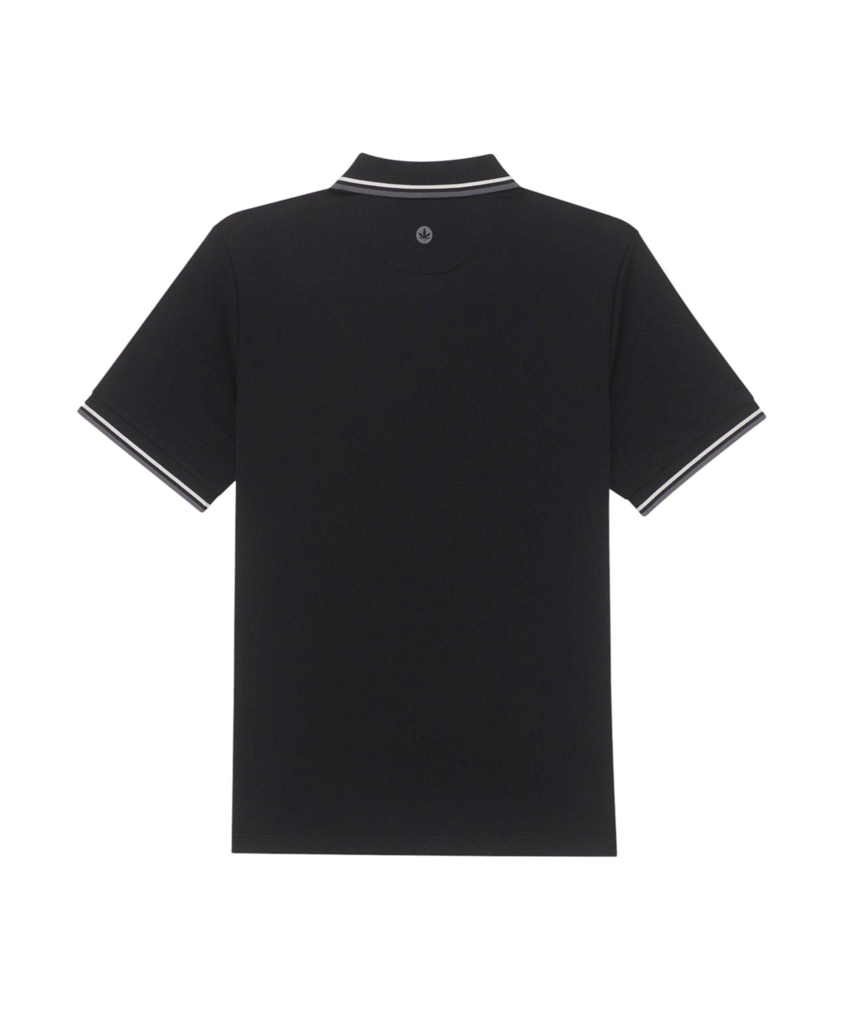 Boast Men's Tipped Match Polo 2.0 - Black/White - BLACK/WHITE