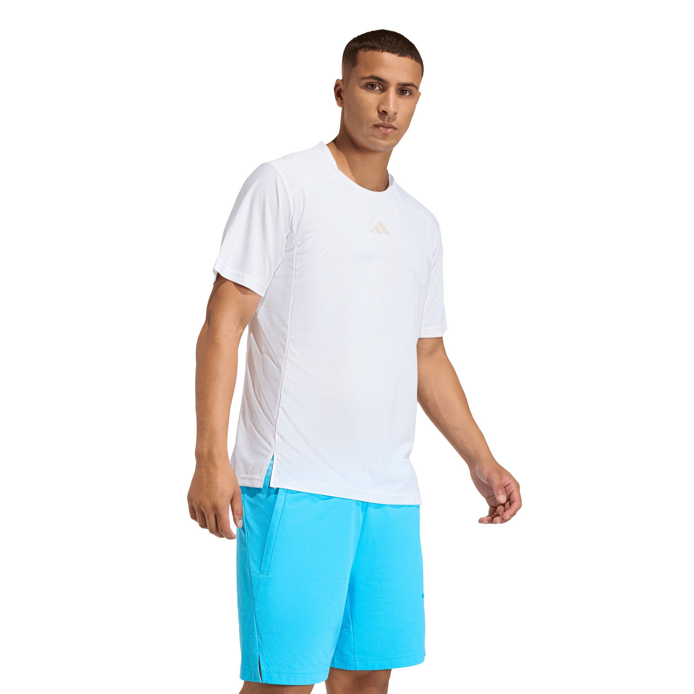 adidas Men's Climacool 3D T-Shirt - White - WHITE Thumbnail View 1