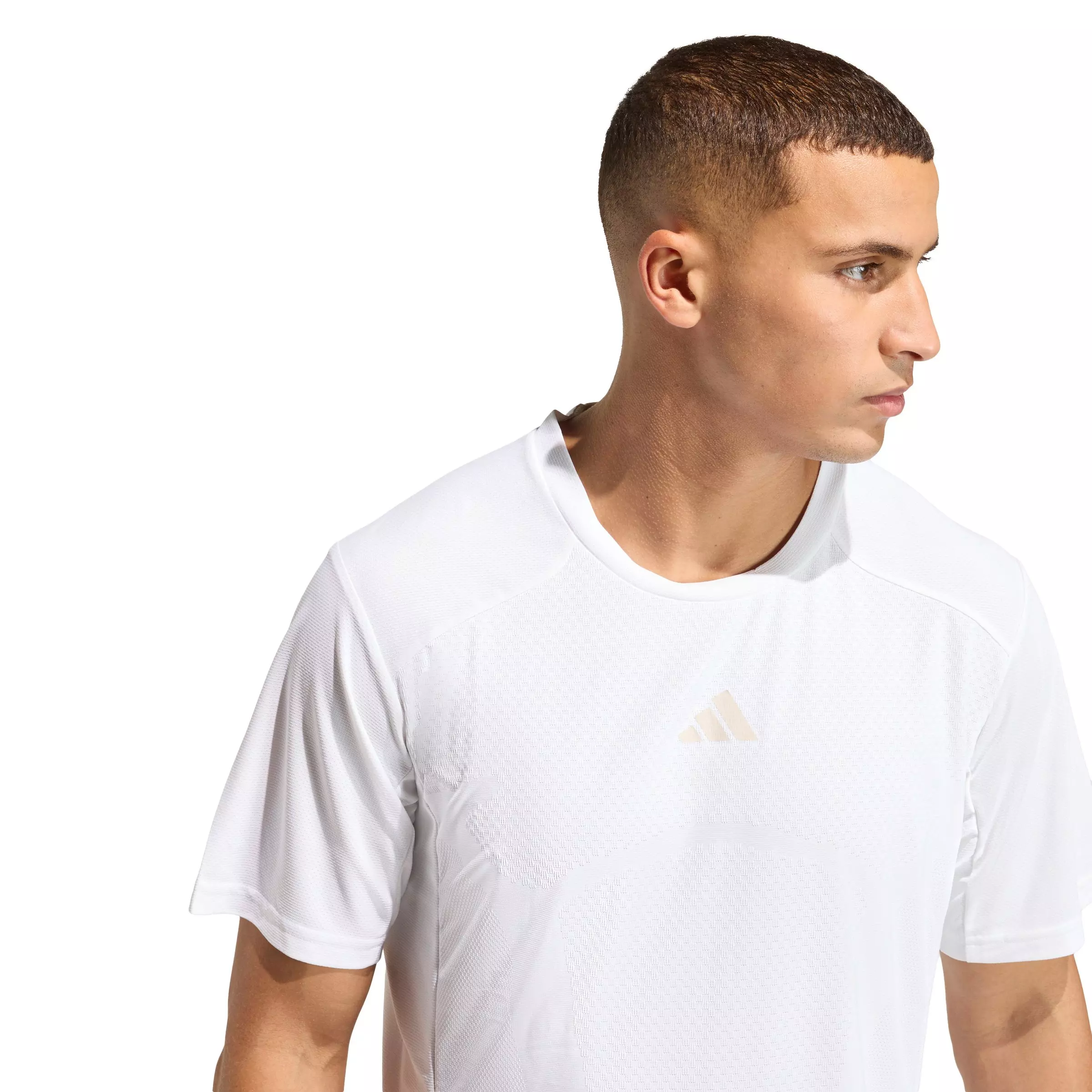 adidas Men's Climacool 3D T-Shirt - White - WHITE