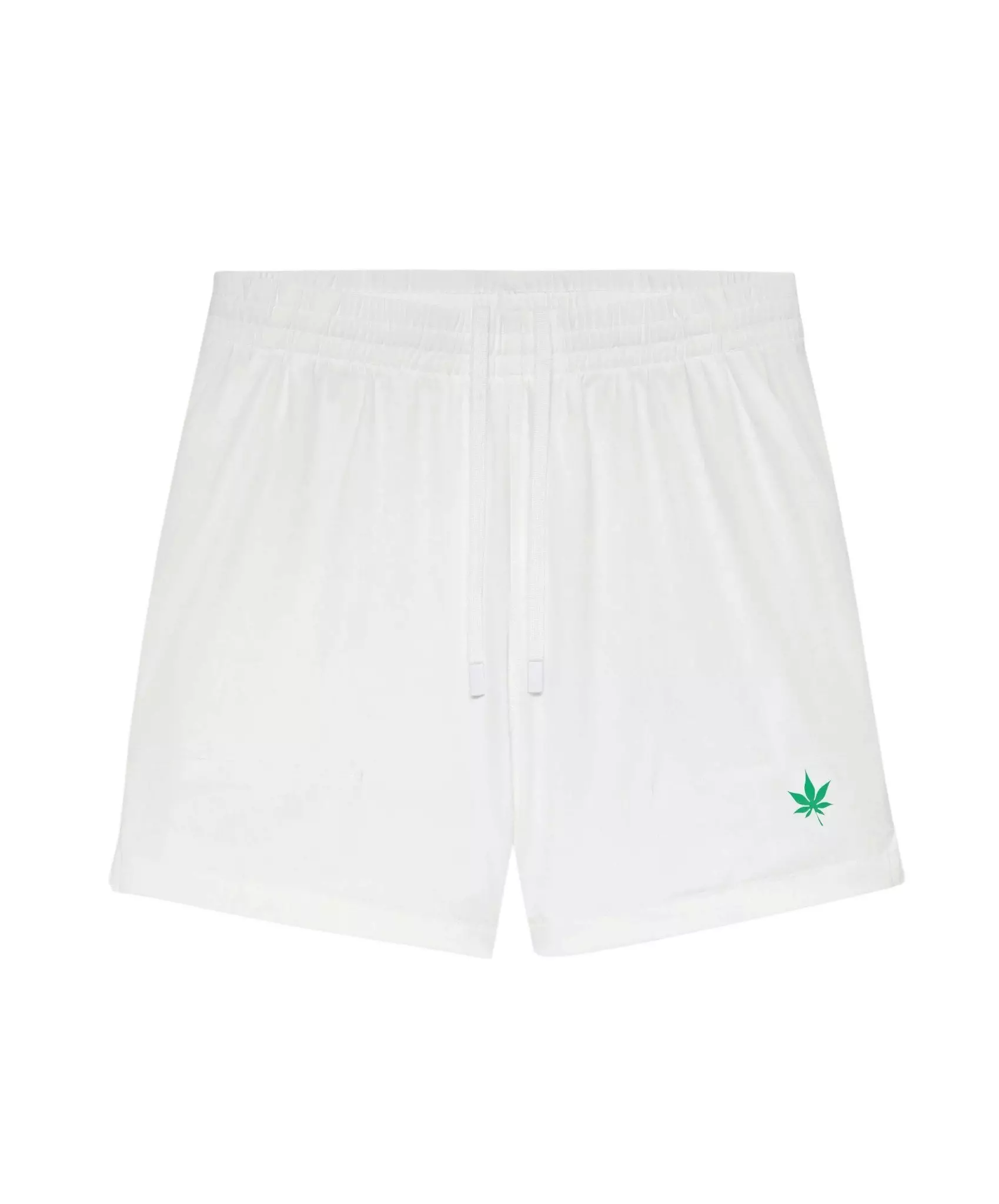 Boast Men's 5" Peak Performance Short - White/Green - WHITE/GREEN