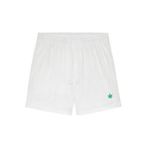 Boast Men's 5" Peak Performance Short - White/Green - WHITE/GREEN