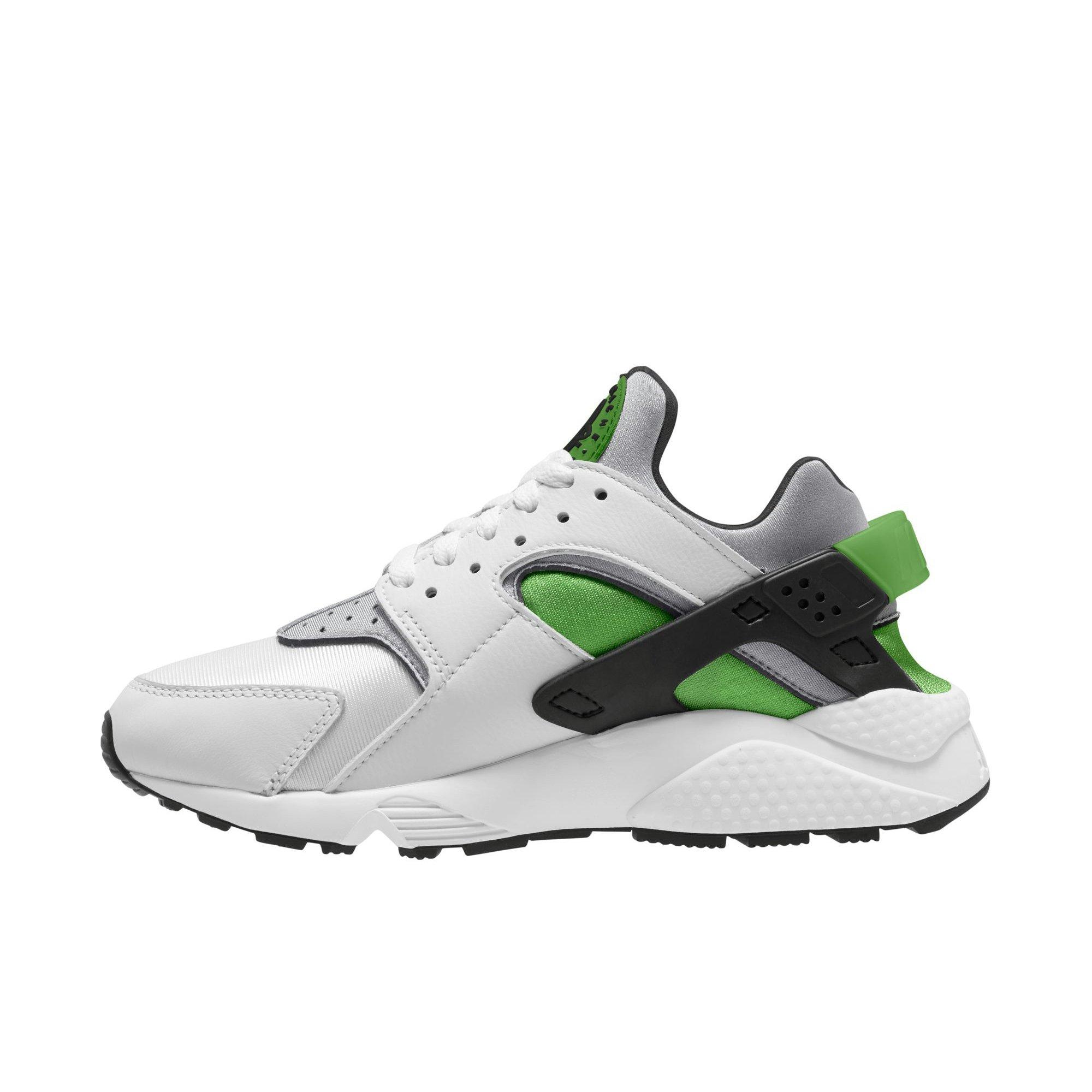 Nike Air Huarache "White/Wolf Grey/Chlorophyll/Black" Women's Shoe - WHITE/GREY/CHLOROPHYLL/BLACK Thumbnail View 2