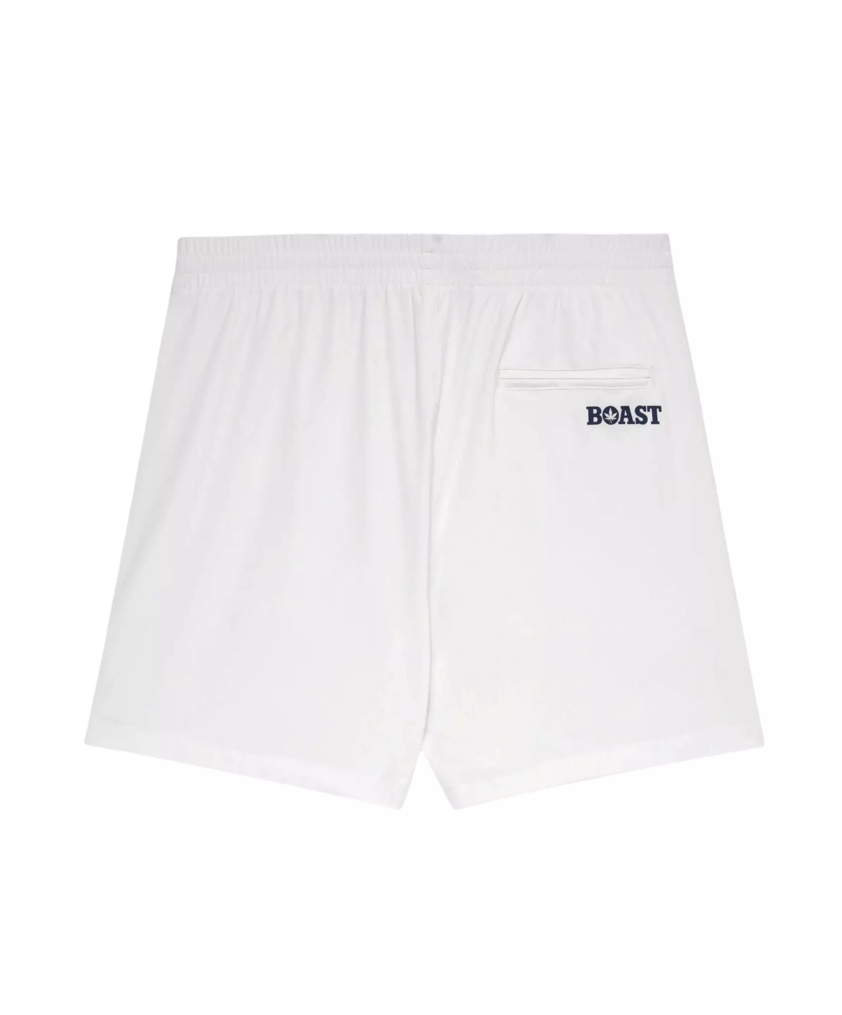Boast Men's 5" Peak Performance Short - White/Navy - WHITE/NAVY