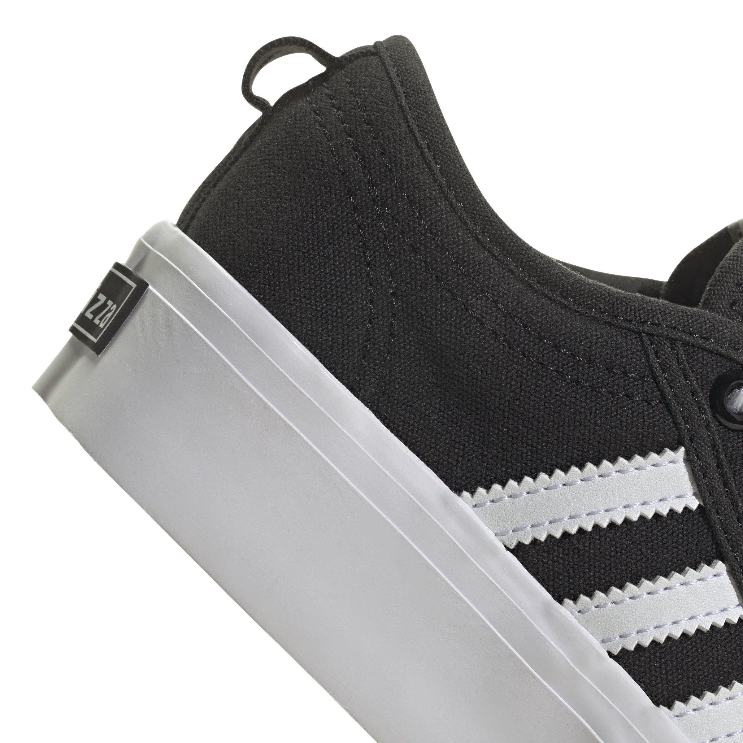 adidas Originals Nizza Platform "Core Black/Ftwr White/Core Black" Preschool Girls' Shoe - BLACK/WHITE/BLACK Thumbnail View 8