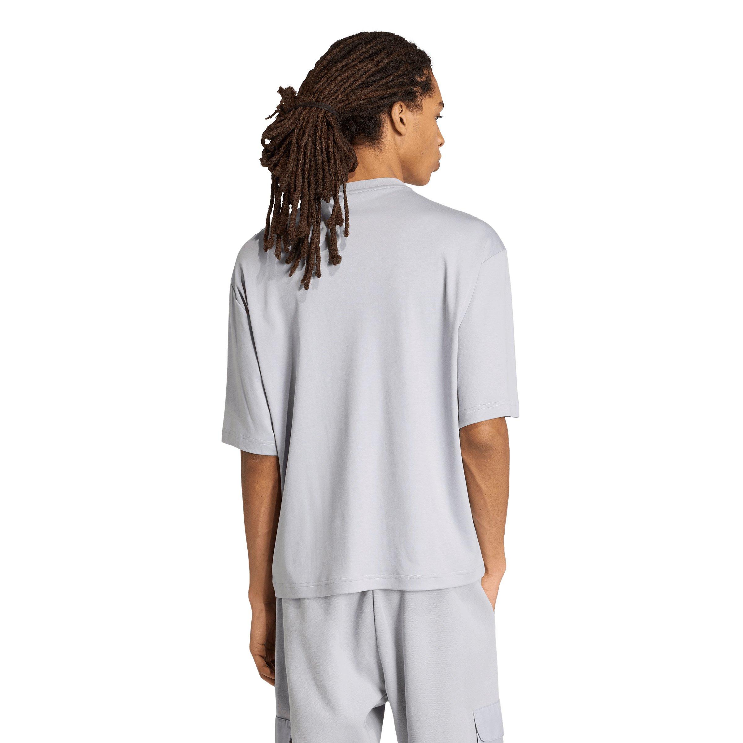 adidas Men's City Tech T-Shirt - Silver - SILVER Thumbnail View 2