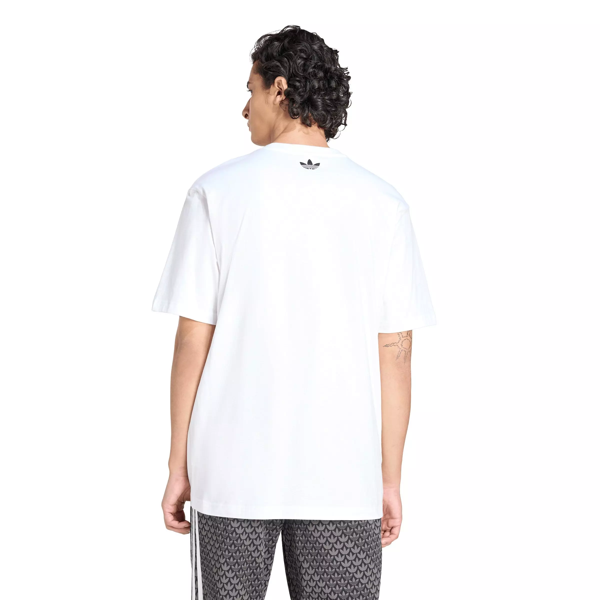 adidas Originals Men's Archive Football Stars Graphic T-Shirt - White - WHITE