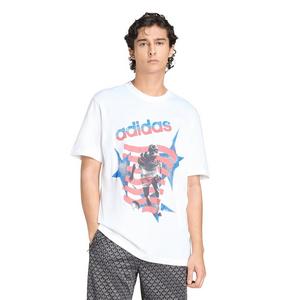 adidas Originals Men's Archive Football Stars Graphic T-Shirt - White