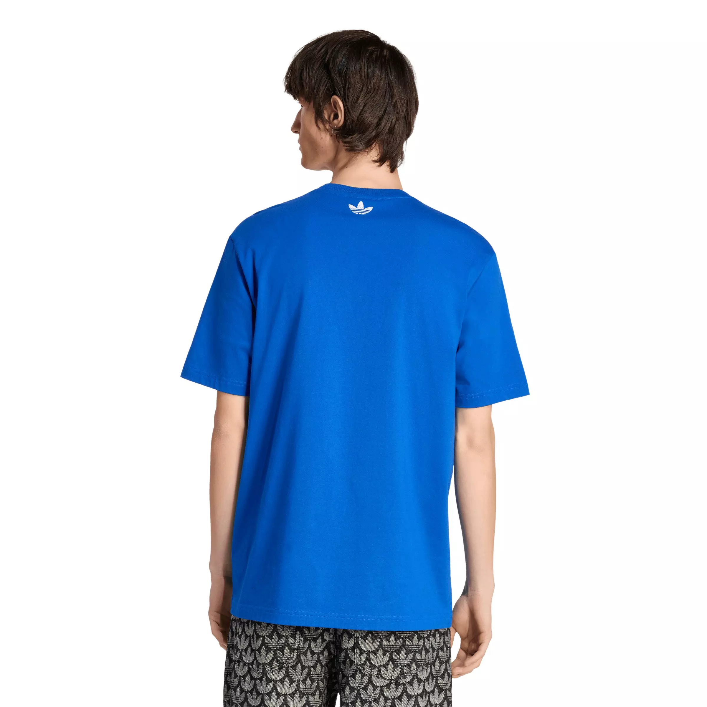 adidas Originals Men's Archive Football Stars Graphic T-Shirt - Blue - BLUE