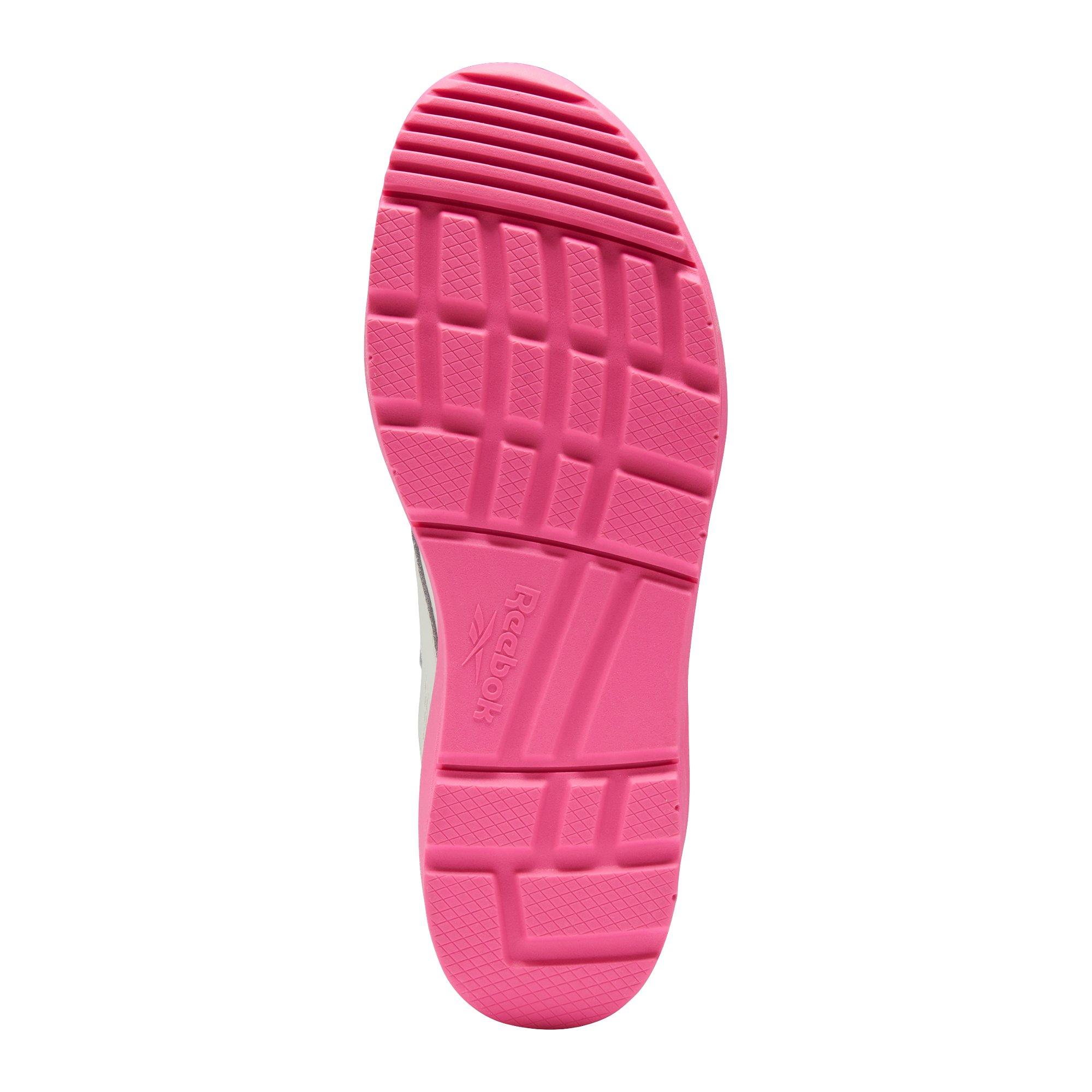 Reebok Club C Double Geo "Chalk/Atomic Pink" Women's Shoe - WHITE/PINK Thumbnail View 6