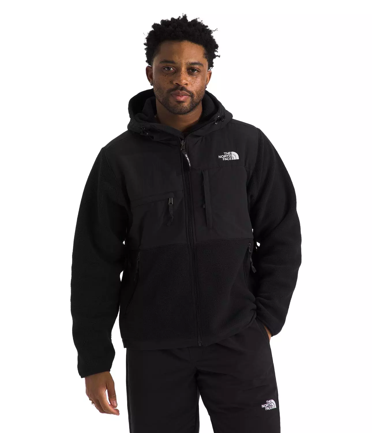 The North Face Men's Retro Hooded Denali Jacket -Black - BLACK