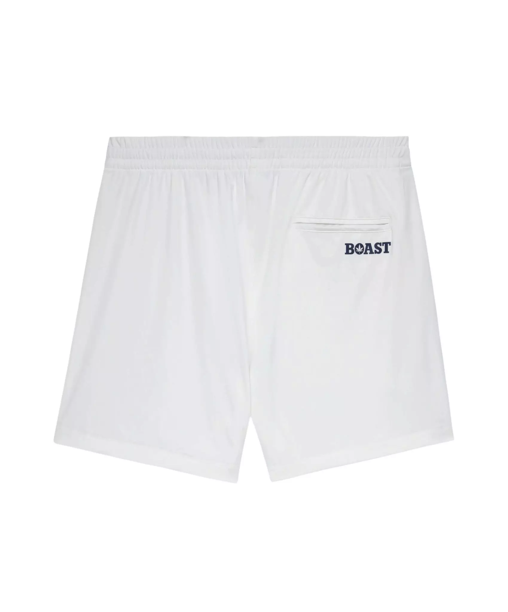 Boast Men's 5" Tipped Peak Performance Short - White/Green/Navy - WHITE/GREEN/NAVY