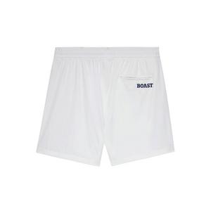 Boast Men's 5" Tipped Peak Performance Short - White/Green/Navy - WHITE/GREEN/NAVY