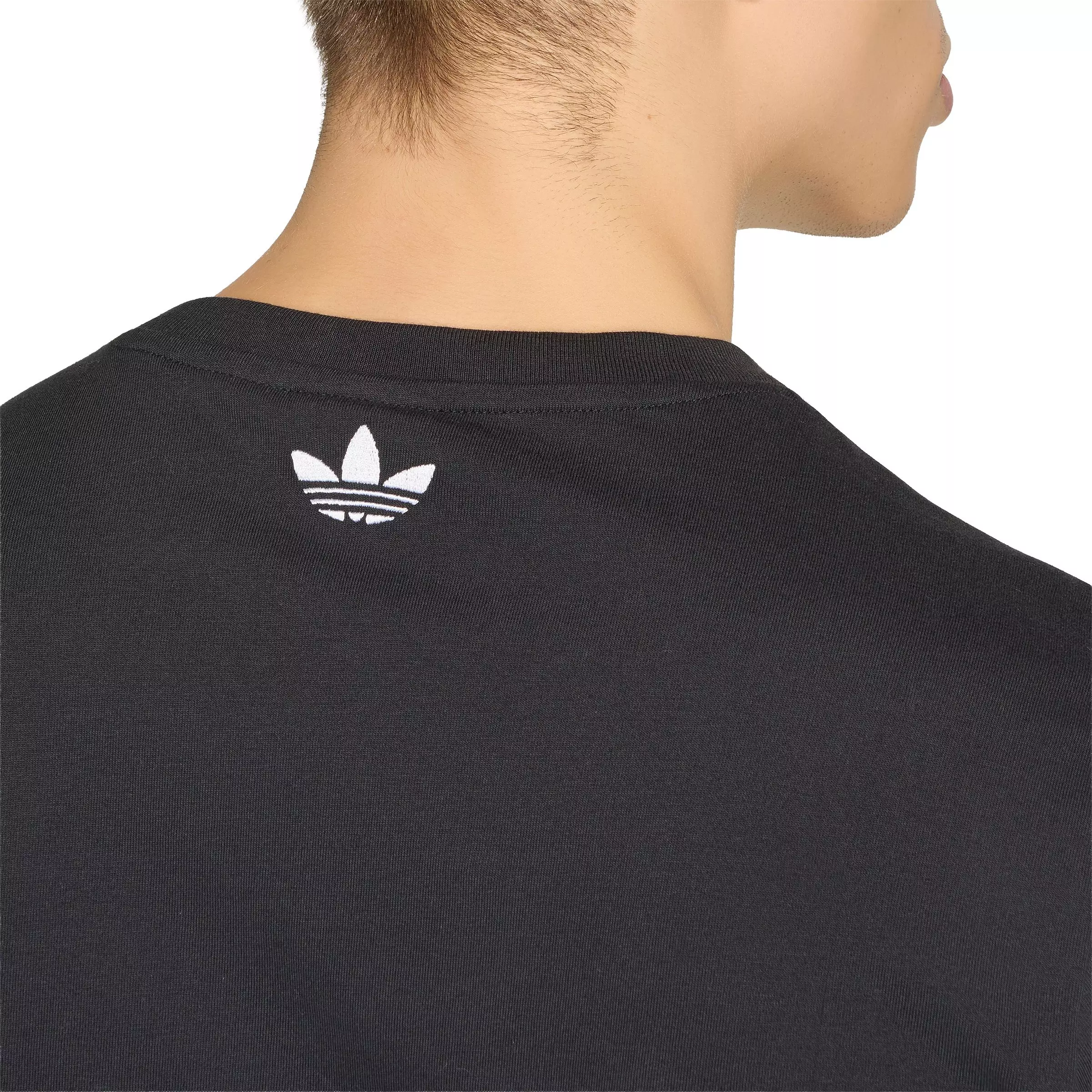 adidas Originals Men's Archive Anime Football Graphic Tee - Black - BLACK