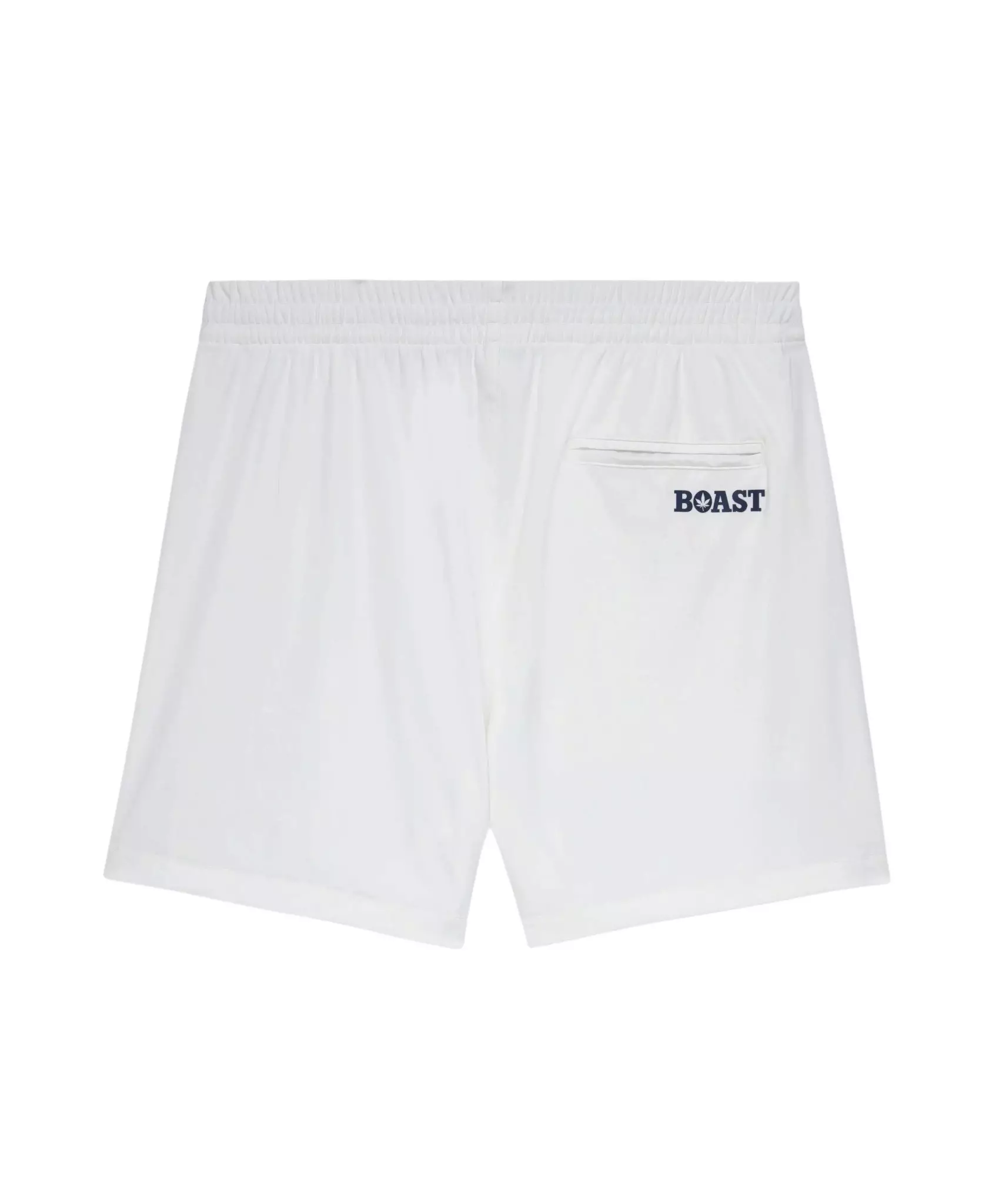 Boast Men's 5" Tipped Peak Performance Short - White/Red/Navy - WHITE/RED/NAVY